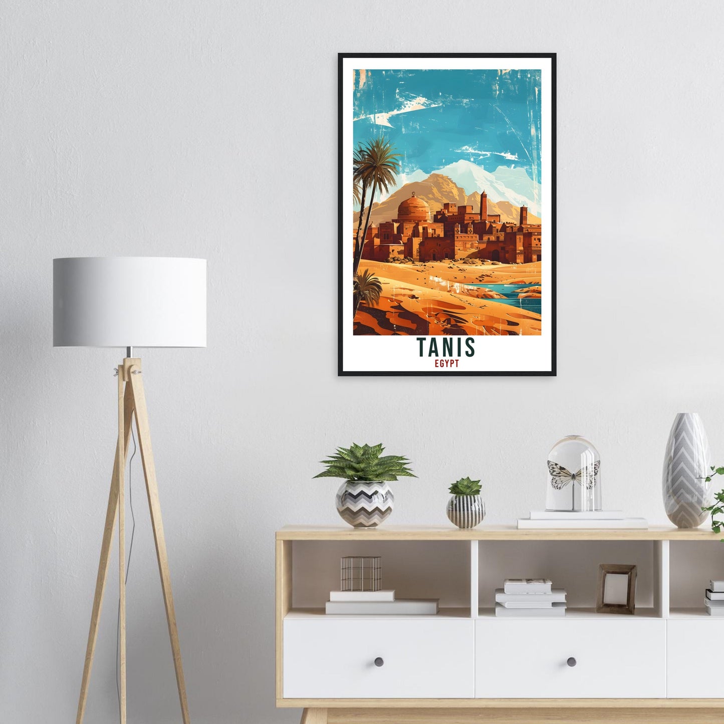 Tanis Egypt Travel Print Tanis Wall Art Wall Hanging Home Décor Tanis Gift Art Lovers Egypt Artwork Gift Print African Landmark Poster