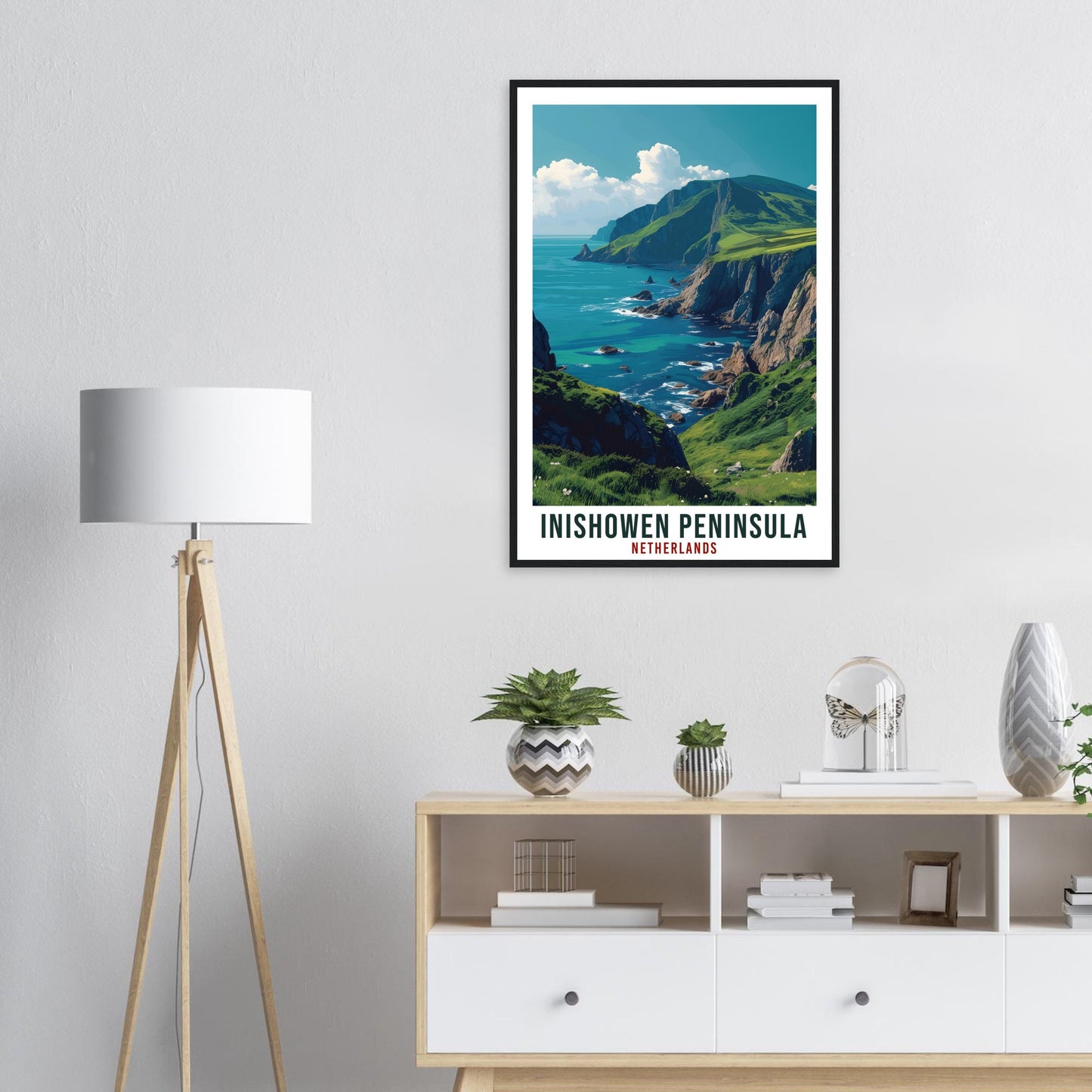 Inishowen Peninsula Travel Print Ireland Home Decoration Wall Art Gift Wall Hanging Art Lover Irish Artwork Ireland Inishowen Travel Poster