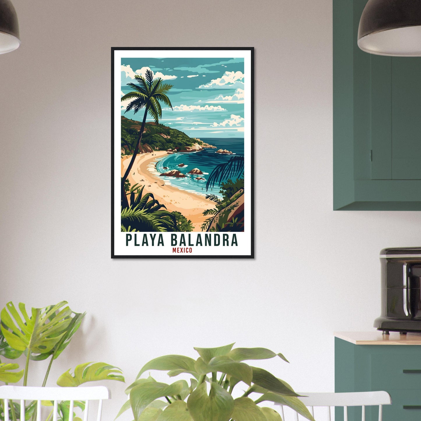 Playa Balandra Mexico Travel Print Mexico Wall Art Wall Hanging Home Décor Playa Balandra Gift Mexico Artwork South America Travel Poster