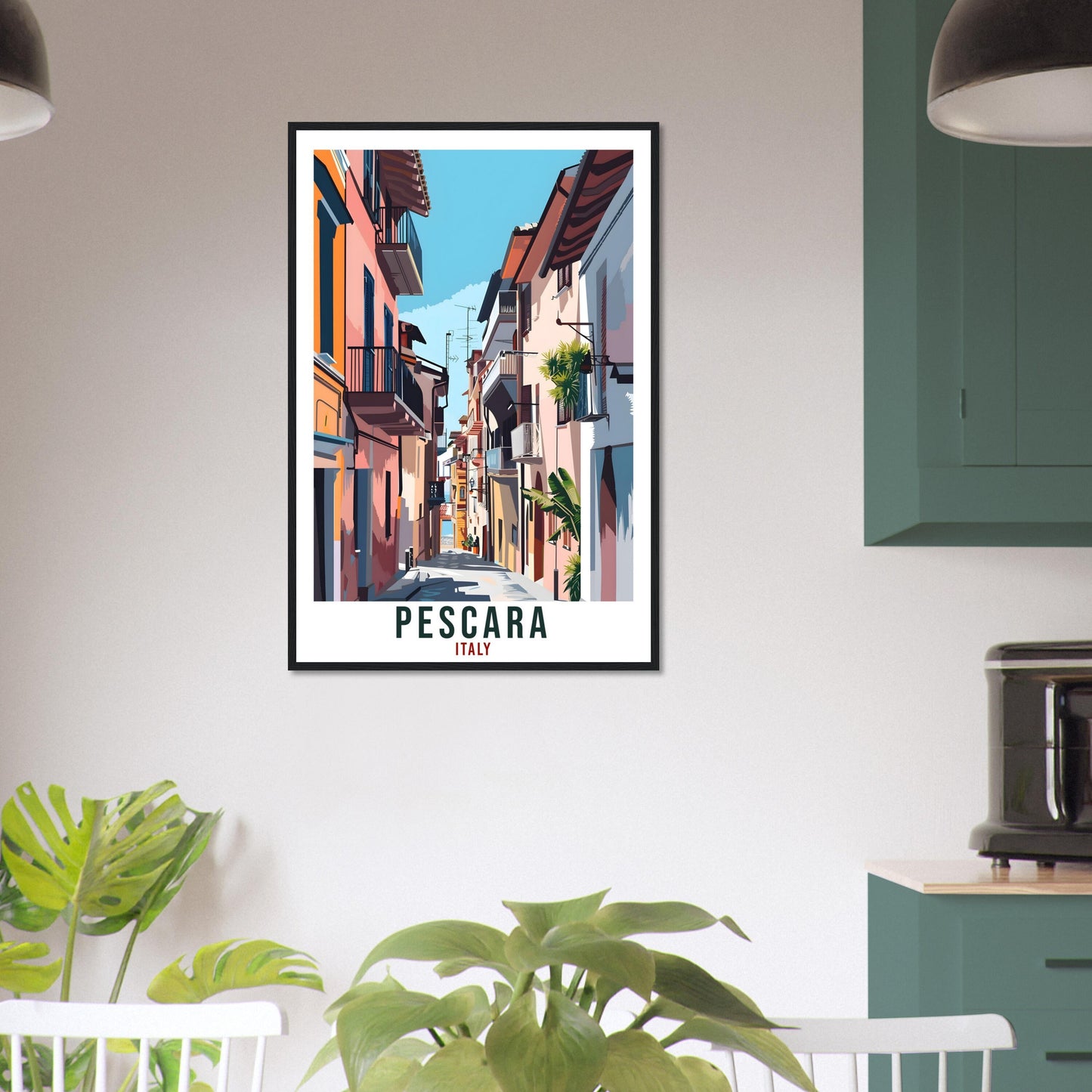 Pescara Travel Print Italy Wall Art Wall Hanging Home Living Décor Pescara Gift Art Lovers Gift Italy Artwork Gift Italian Travel Poster