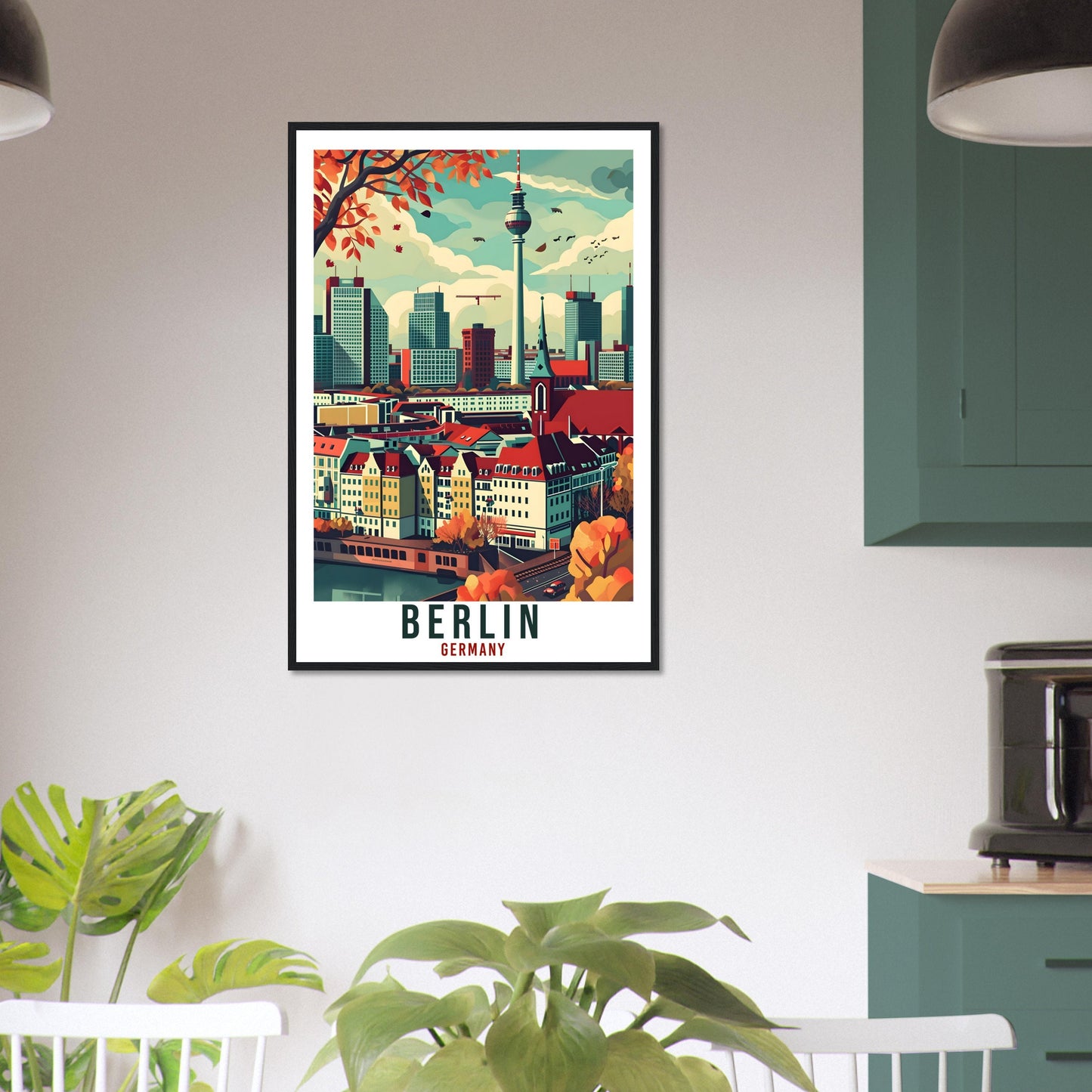 Berlin Travel Print Wall Art Berlin Germany Wall Hanging Artwork Berlin Art Gifts Berlin Travel Poster Germany Home Decor Art Lovers Gift