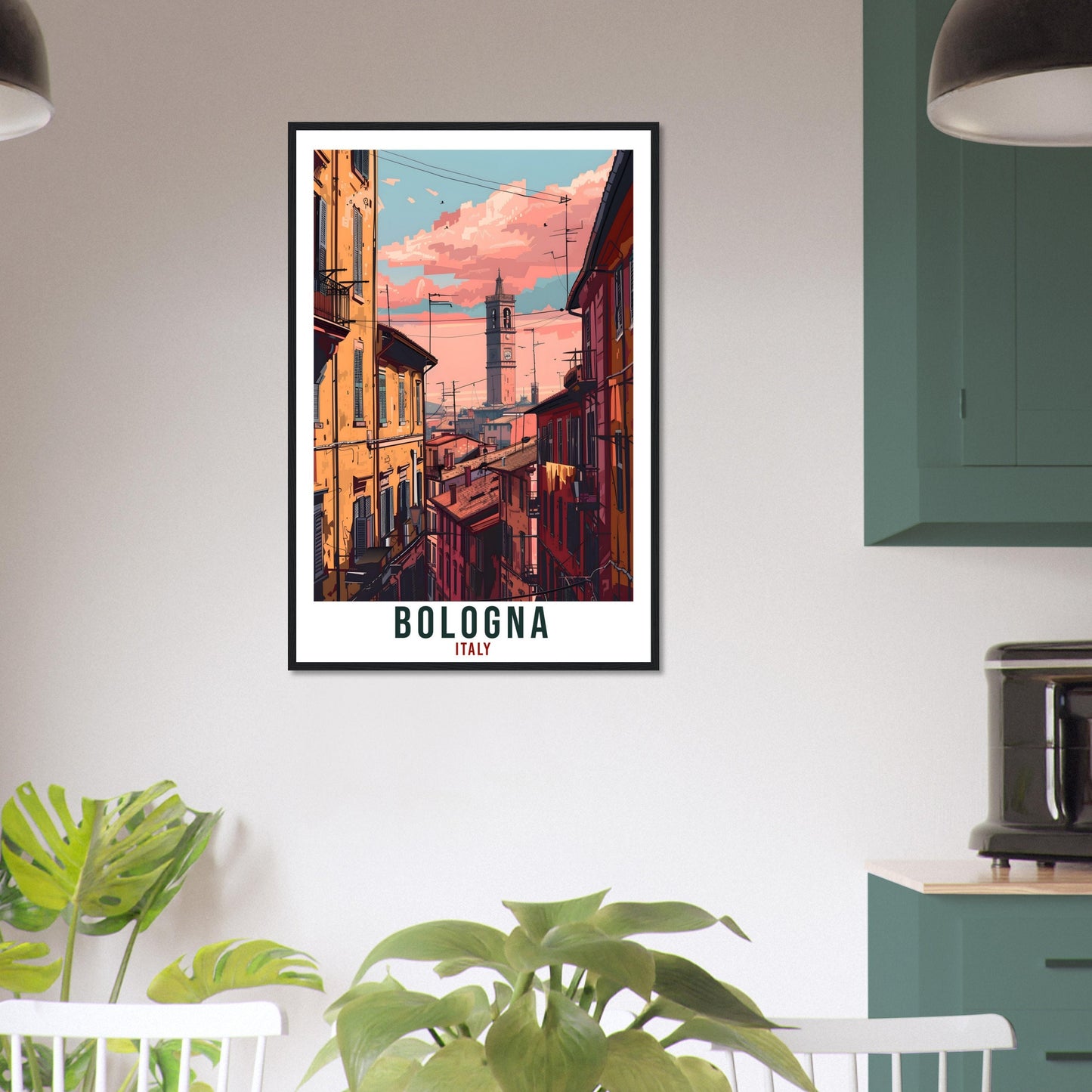Bologna Travel Print Italy Wall Art Wall Hanging Home Living Décor Bologna Gift Art Lovers Gift Italy Artwork Gift Italian Travel Poster