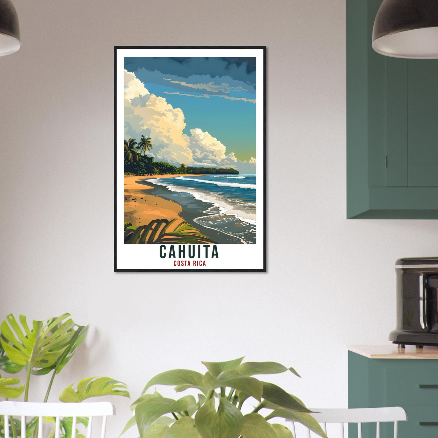 Cahuita Costa Rica Travel Print Wall Art Wall Hanging Home Décor Cahuita Gift Wall Art Artwork Travel Art Costa Rica Beach Travel Poster