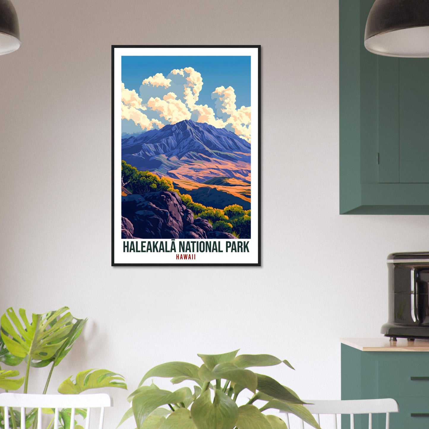 Haleakala National Park Hawaii USA Travel Print Wall Art Wall Hanging Home Décor Haleakala Hawaii Gift Travel Art USA Artwork Travel Poster
