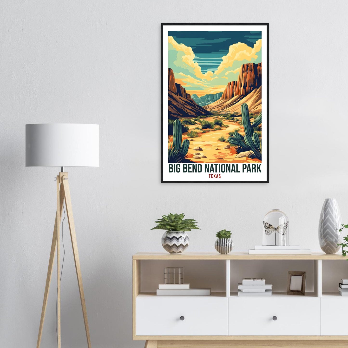 Big Bend National Park Texas USA Travel Print Wall Art Wall Hanging Home Décor Big Bend Park Gift Travel Art USA Artwork Travel Poster