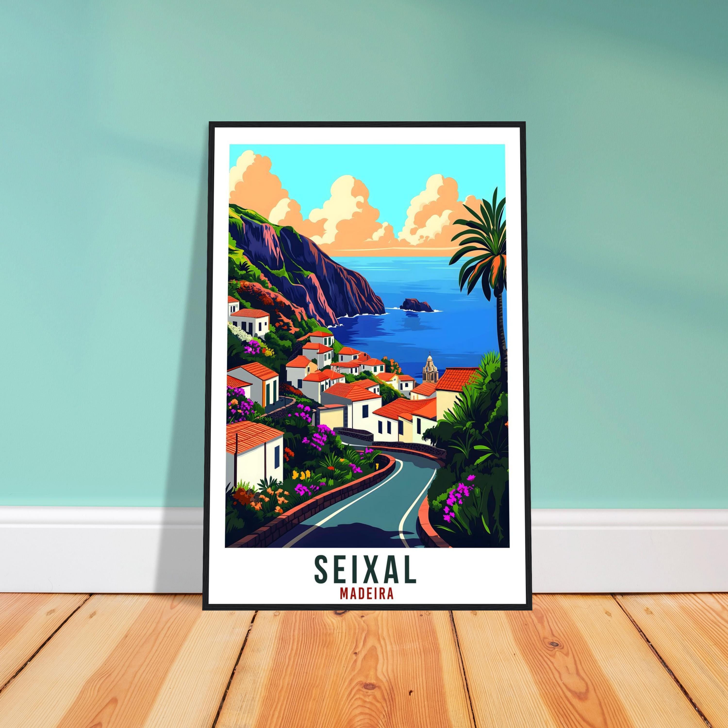 Portugal Travel Poster - JetSetterArts Seixal Wall Art