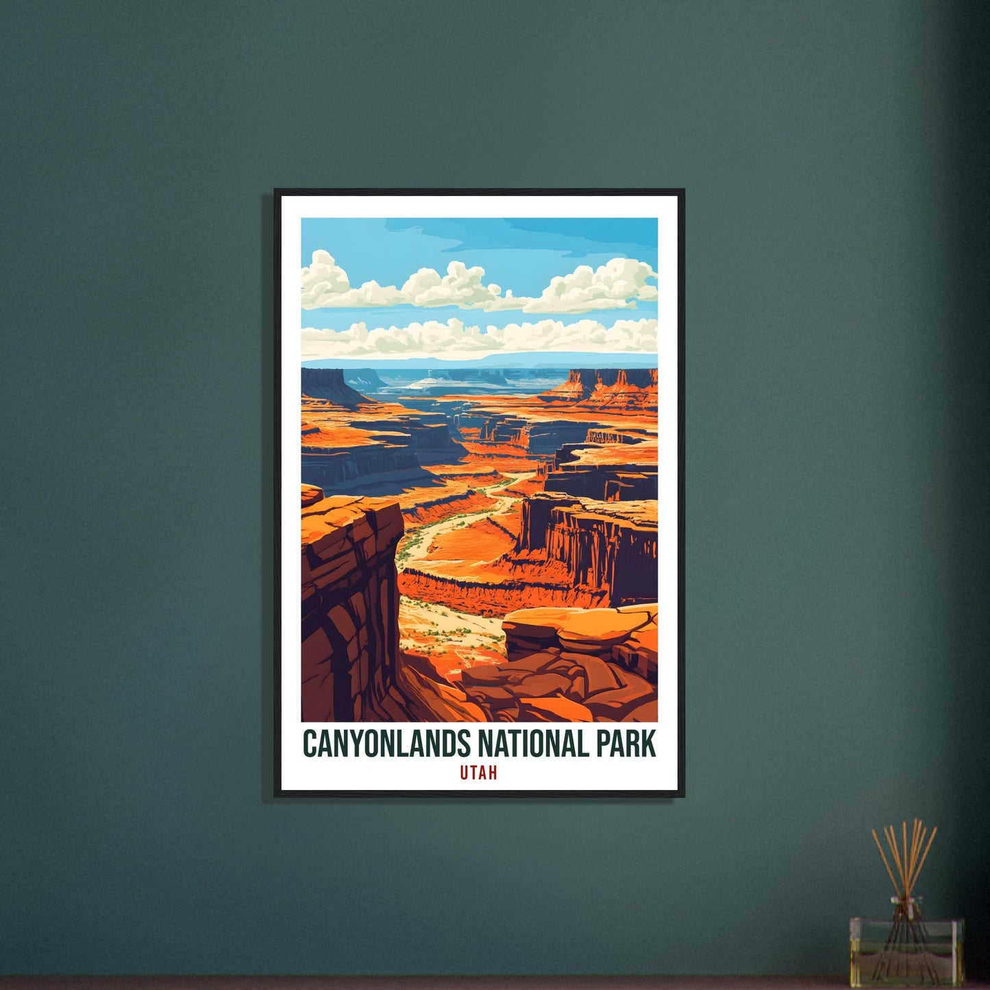 Canyonlands National Park USA Travel Print Wall Art Wall Hanging Home Décor Canyonlands Utah Gift Travel Art USA Hike Artwork Travel Poster