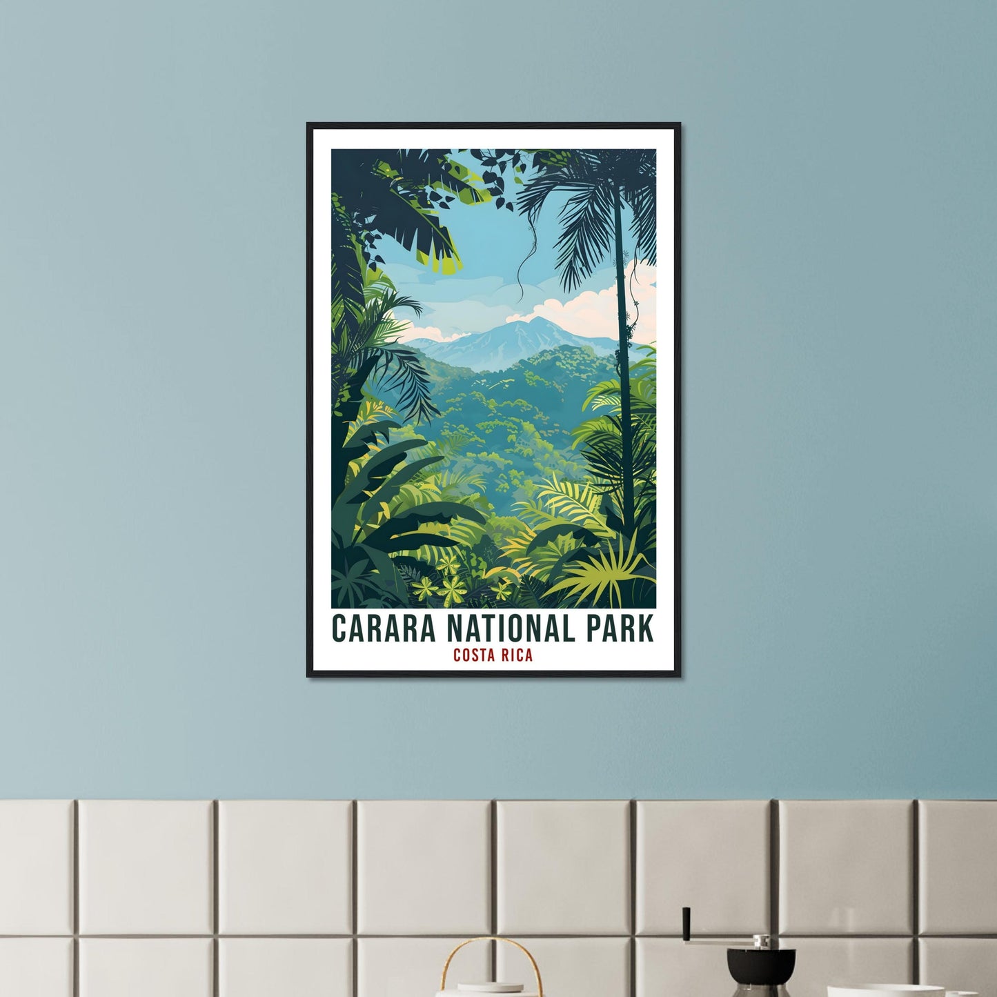 Carara National Park Costa Rica Travel Print Wall Art Wall Hanging Home Décor Carara Gift Artwork Travel Art Costa Rica City Travel Poster