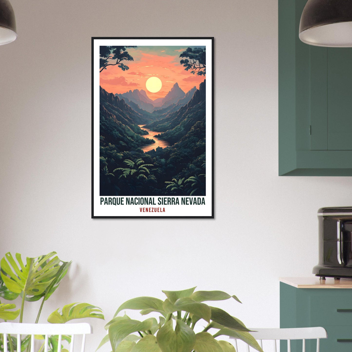 Parque Nacional Sierra Nevada Travel Print Venezuela Decor Wall Art Wall Hanging Art Lover Sierra Nevada Venezuelan Artwork Travel Poster