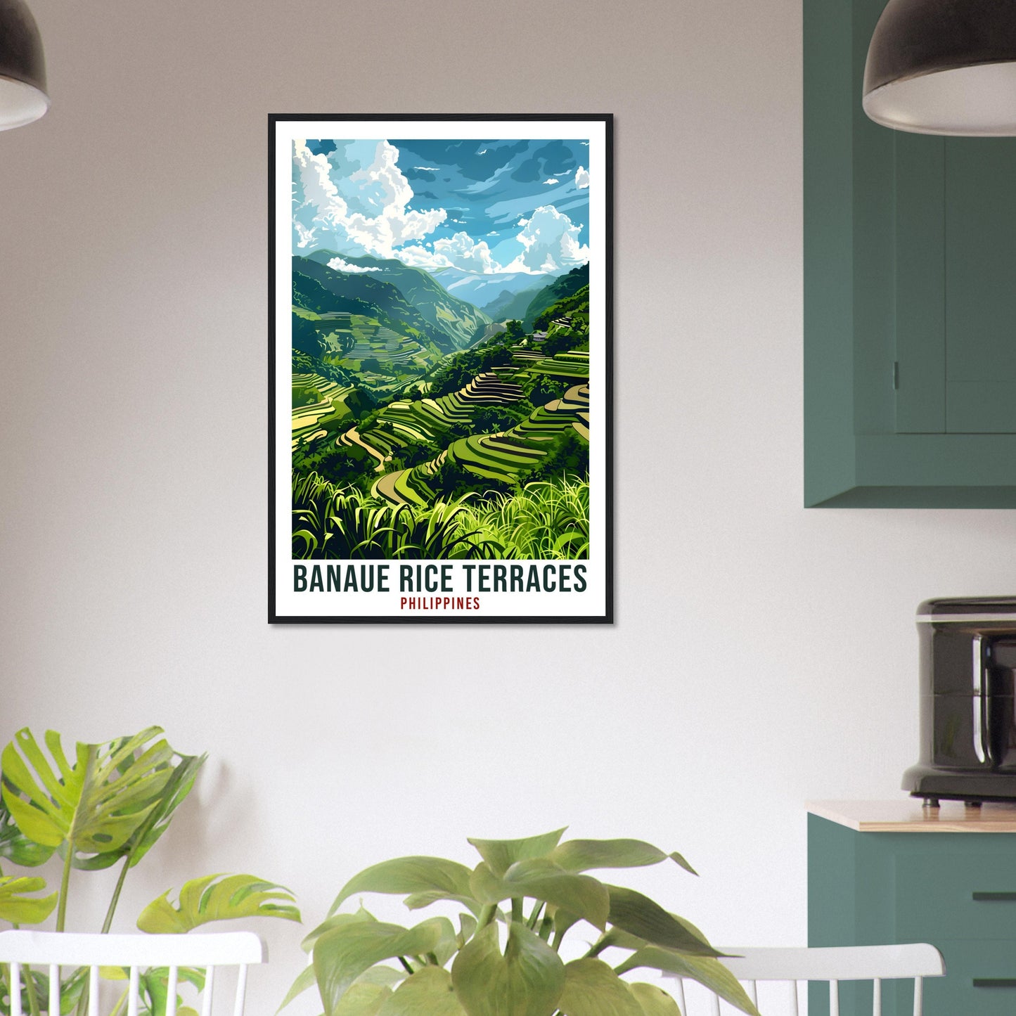 Banaue Rice Terraces Philippines Travel Print Wall Art Wall Hanging Home Décor Banaue Gift Artwork Travel Art Philippines Travel Poster