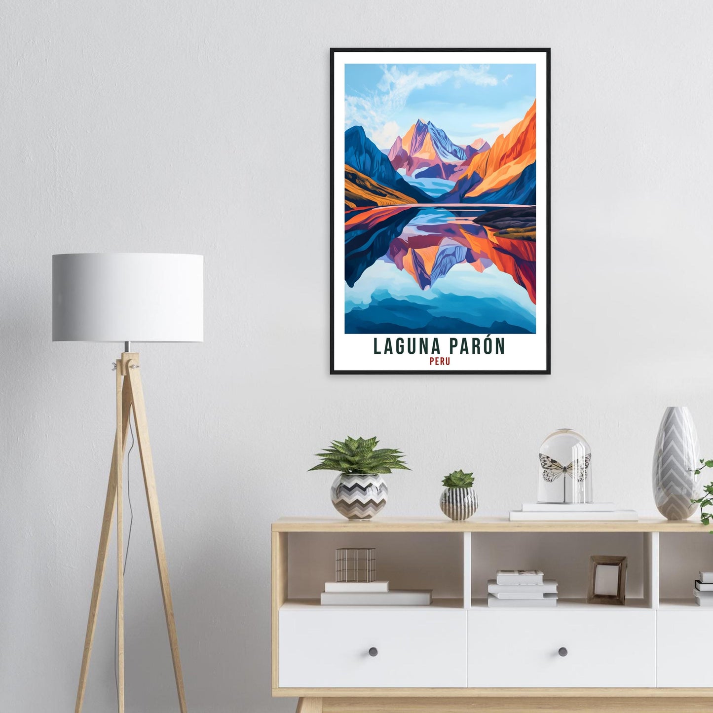Laguna Parón Travel Print Peru Home Decor Wall Art Gift Wall Hanging Art Lover Laguna Parón Peruvian Artwork Travel Poster Peru Travel Art
