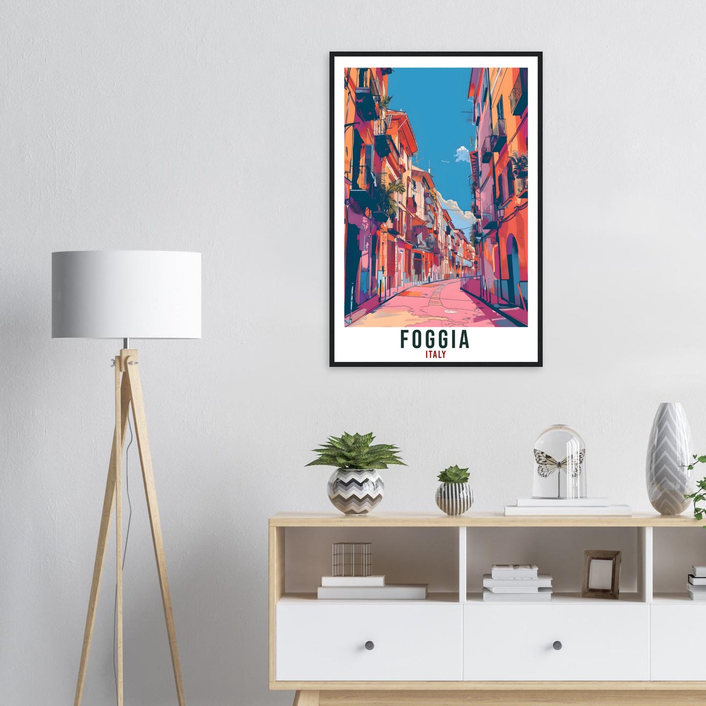 Foggia Travel Print Italy Wall Art Foggia Wall Hanging Home Living Décor Foggia Gift Art Lovers Italy Artwork Gift Italian Travel Poster