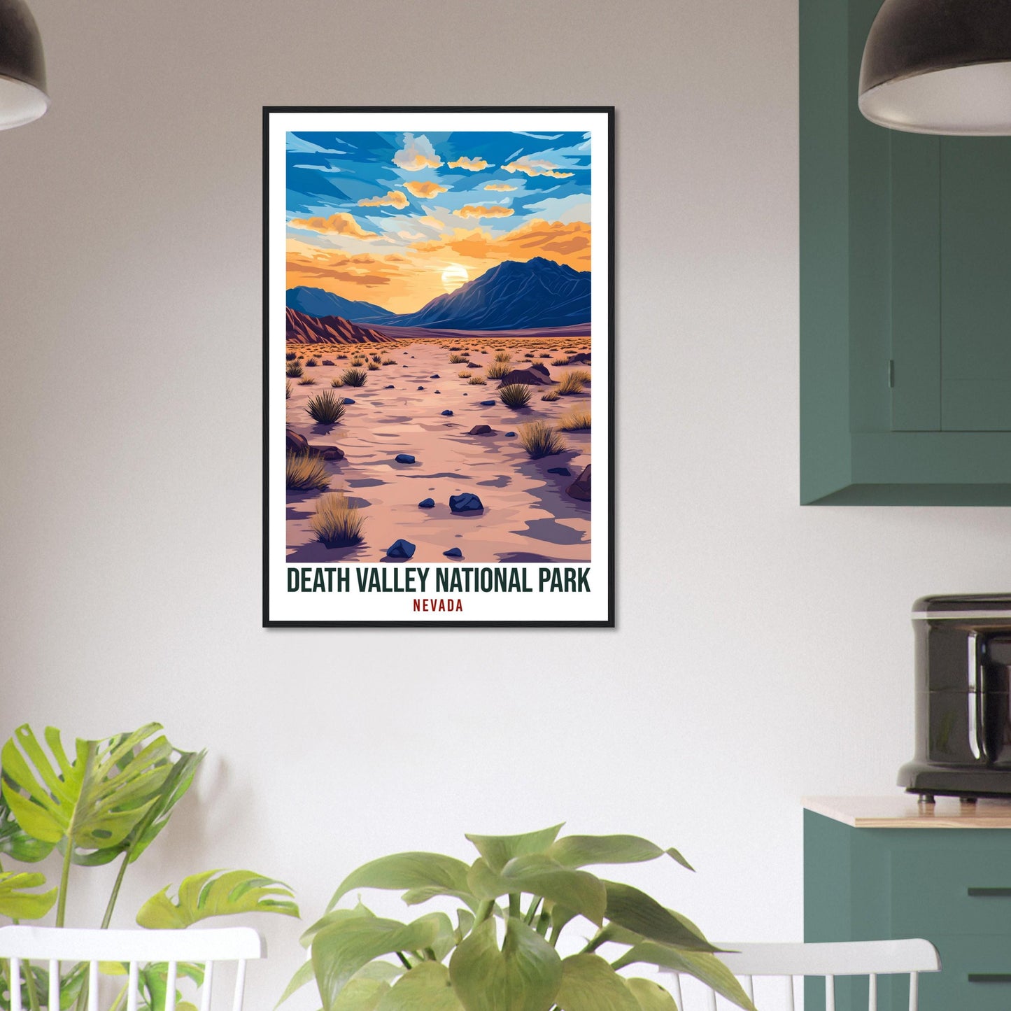 Death Valley National Park Nevada USA Travel Print Wall Art Wall Hanging Home Décor Death Valley Gift Travel Art USA Artwork Travel Poster