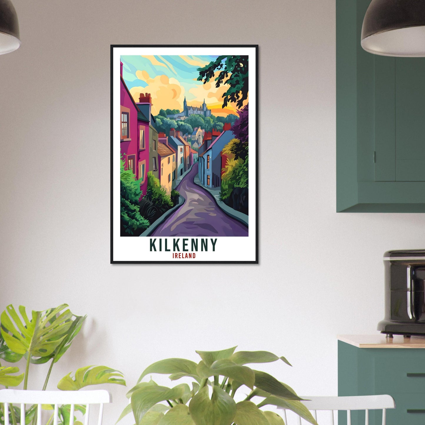 Kilkenny Travel Print Ireland Home Decor Kilkenny Wall Art Gift Wall Hanging Art Lover Kilkenny Irish Artwork Travel Poster Ireland Travel