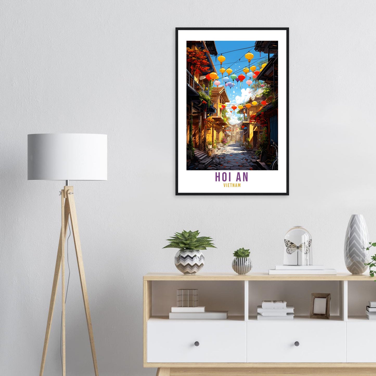 Hoi An Vietnam Travel Print Wall Art Hoi An Wall Hanging Vietnam Gift Holiday Print Hoi An Art Print Vietnam Travel Poster Landscape Print