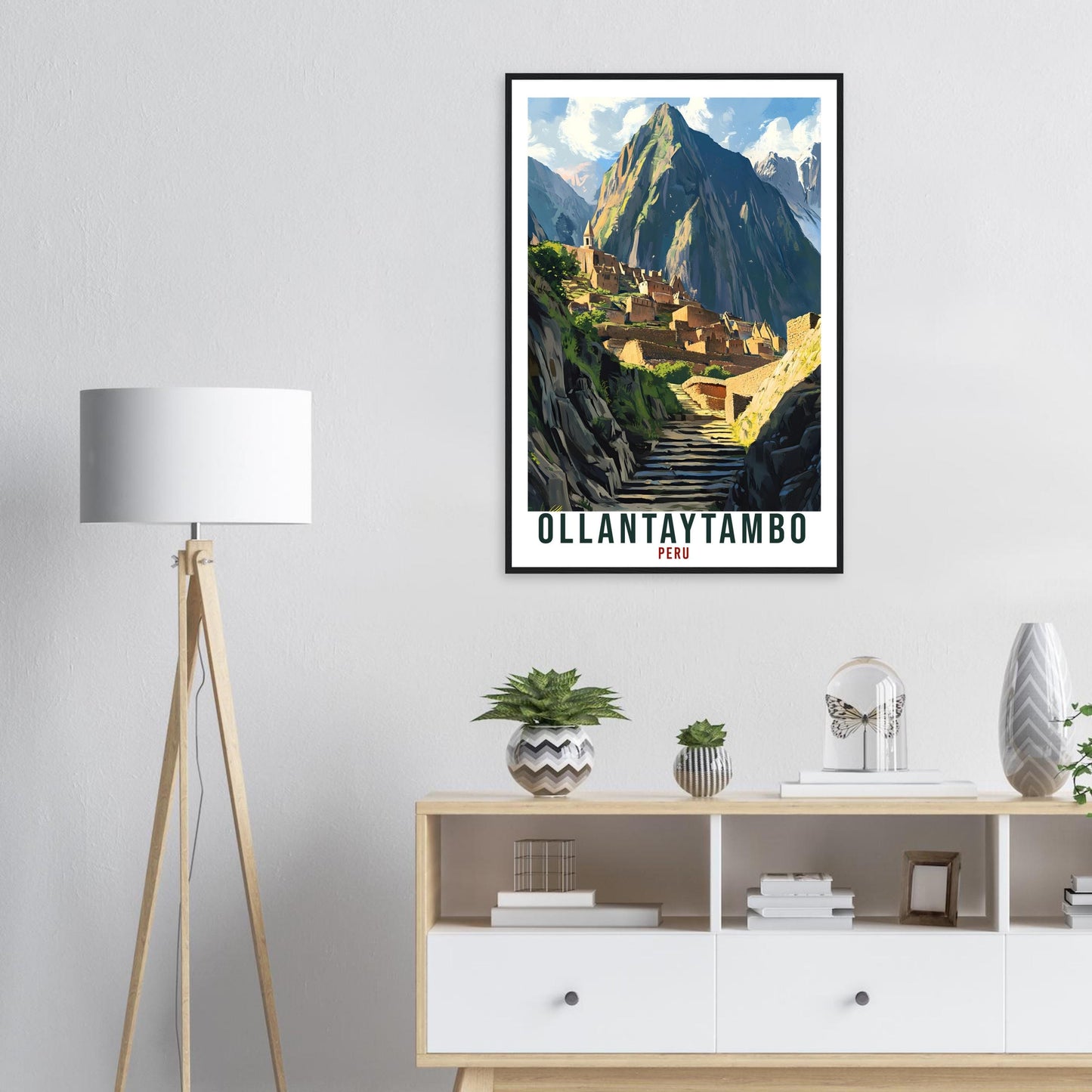 Ollantaytambo Travel Print Peru Home Decor Wall Art Gift Wall Hanging Art Lover Ollantaytambo Peruvian Artwork Travel Poster Travel Art