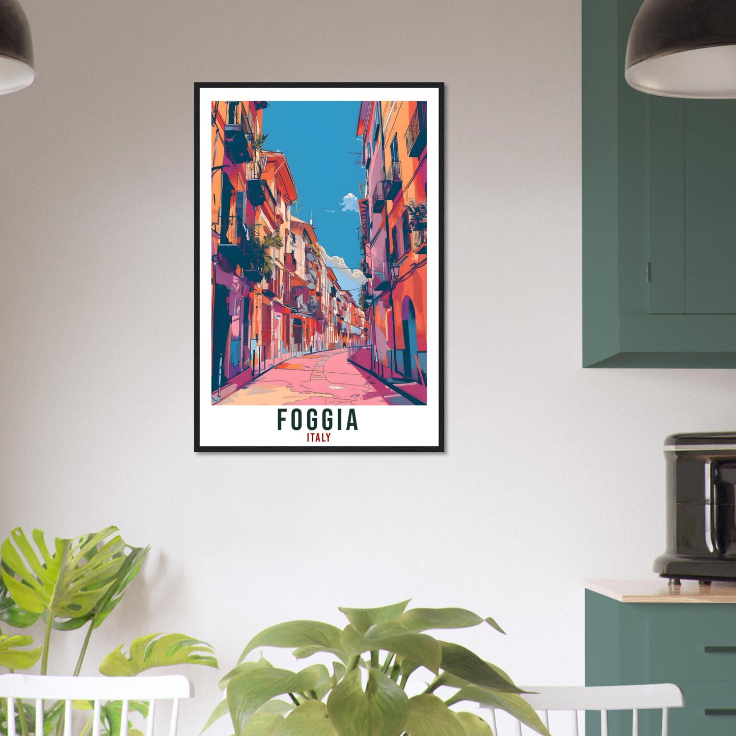Foggia Travel Print Italy Wall Art Foggia Wall Hanging Home Living Décor Foggia Gift Art Lovers Italy Artwork Gift Italian Travel Poster