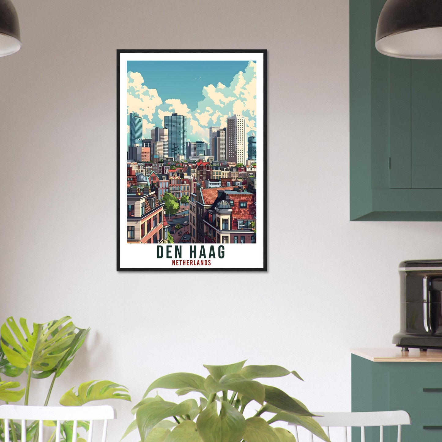 Den Haag Travel Print Holland Wall Art Wall Hanging Home Décor Gift Art Lover Gift Dutch Artwork Gift The Netherlands Den Haag Travel Poster