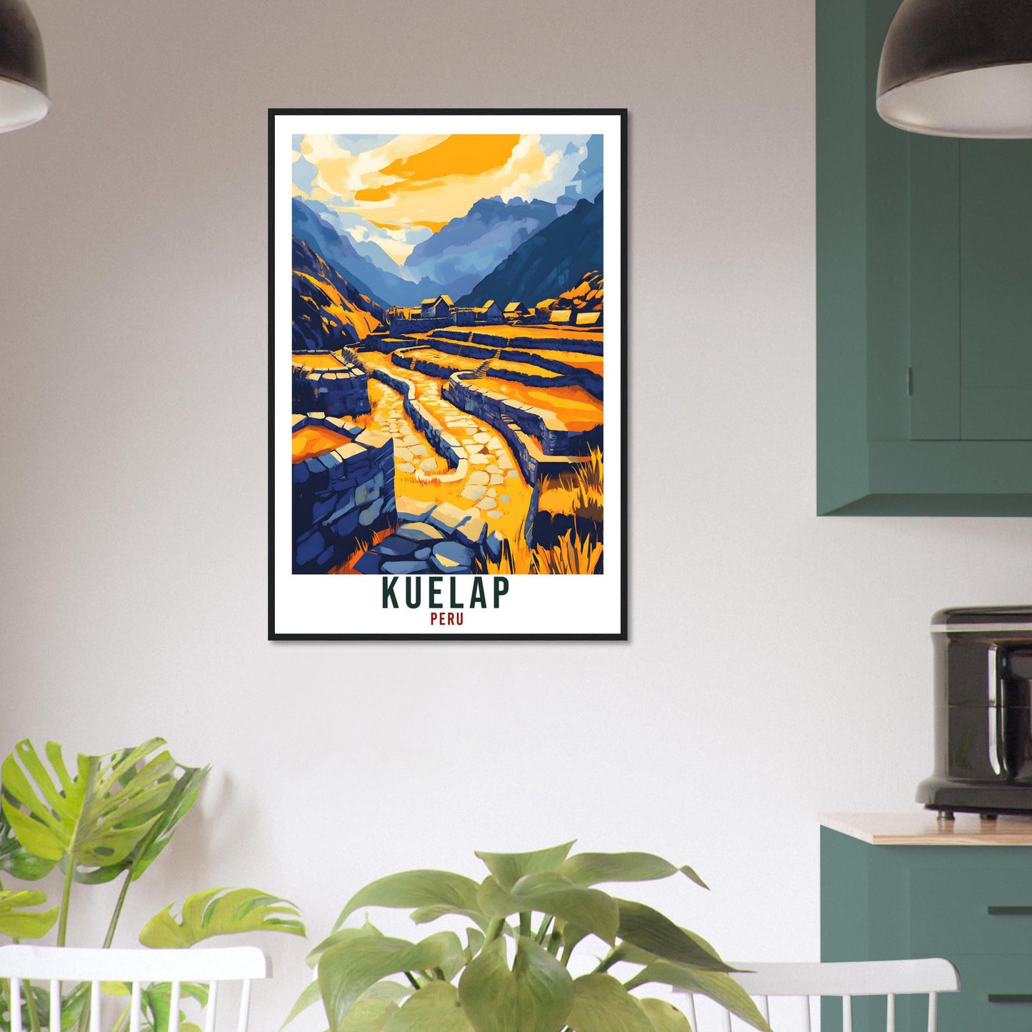 Kuelap Travel Print Peru Home Decor Kuelap Wall Art Gift Wall Hanging Art Lover Kuelap Peruvian Artwork Travel Poster Kuelap Peru Travel Art