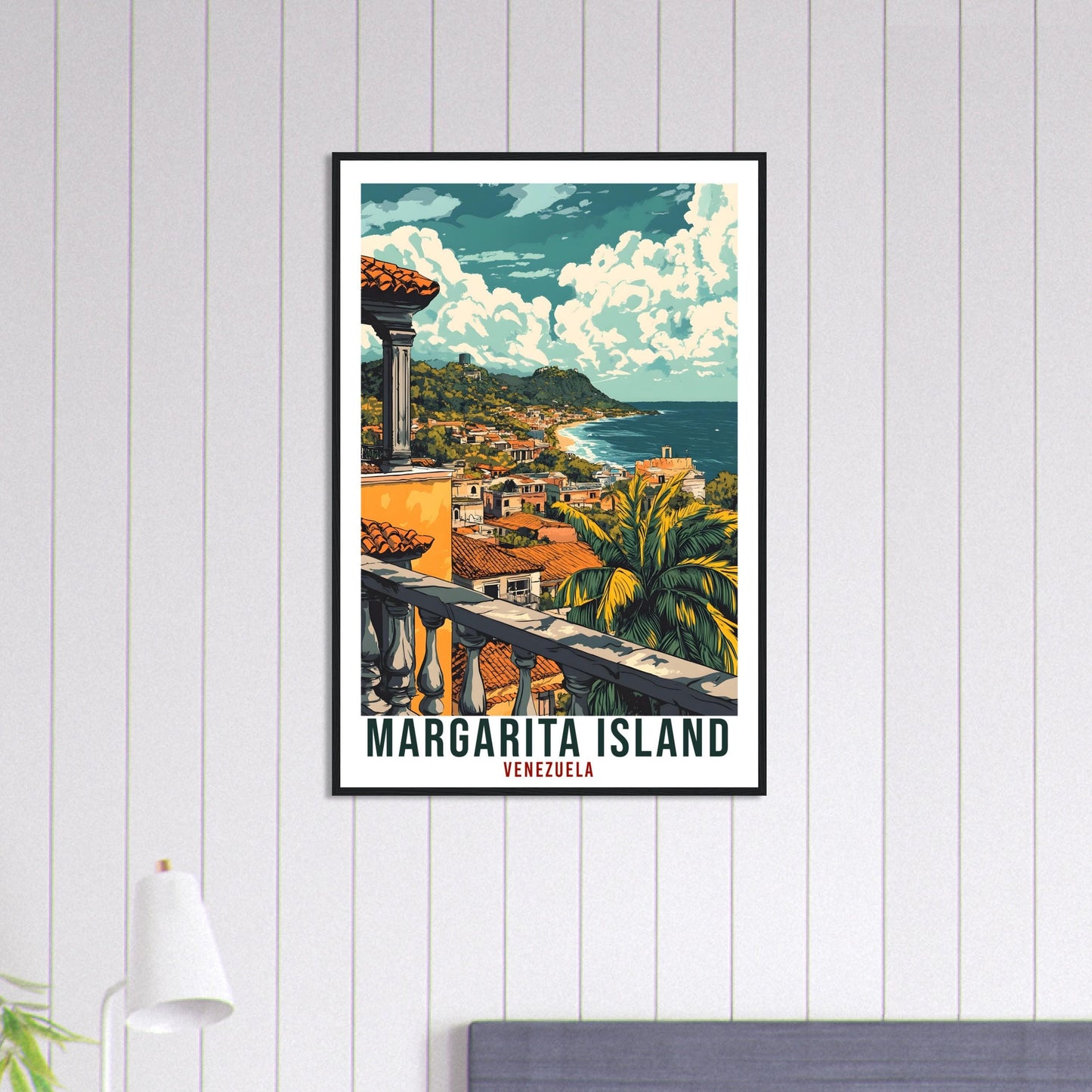 Margarita Island Travel Print Venezuela Decor Wall Art Wall Hanging Art Lover Margarita Island Venezuelan Artwork Travel Poster Travel Art