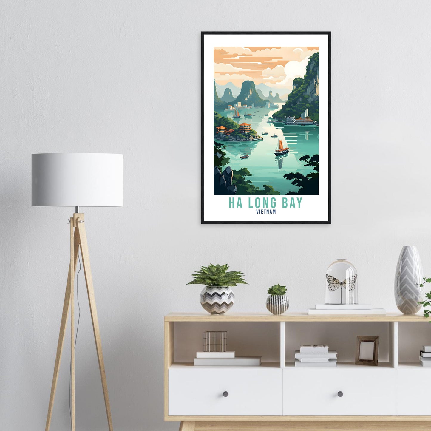 Ha Long Bay Travel Print Wall Art Ha Long Bay Wall Hanging Thailand Gift Holiday Print Art Print Ha Long Bay Travel Poster Ha Long Bay Print