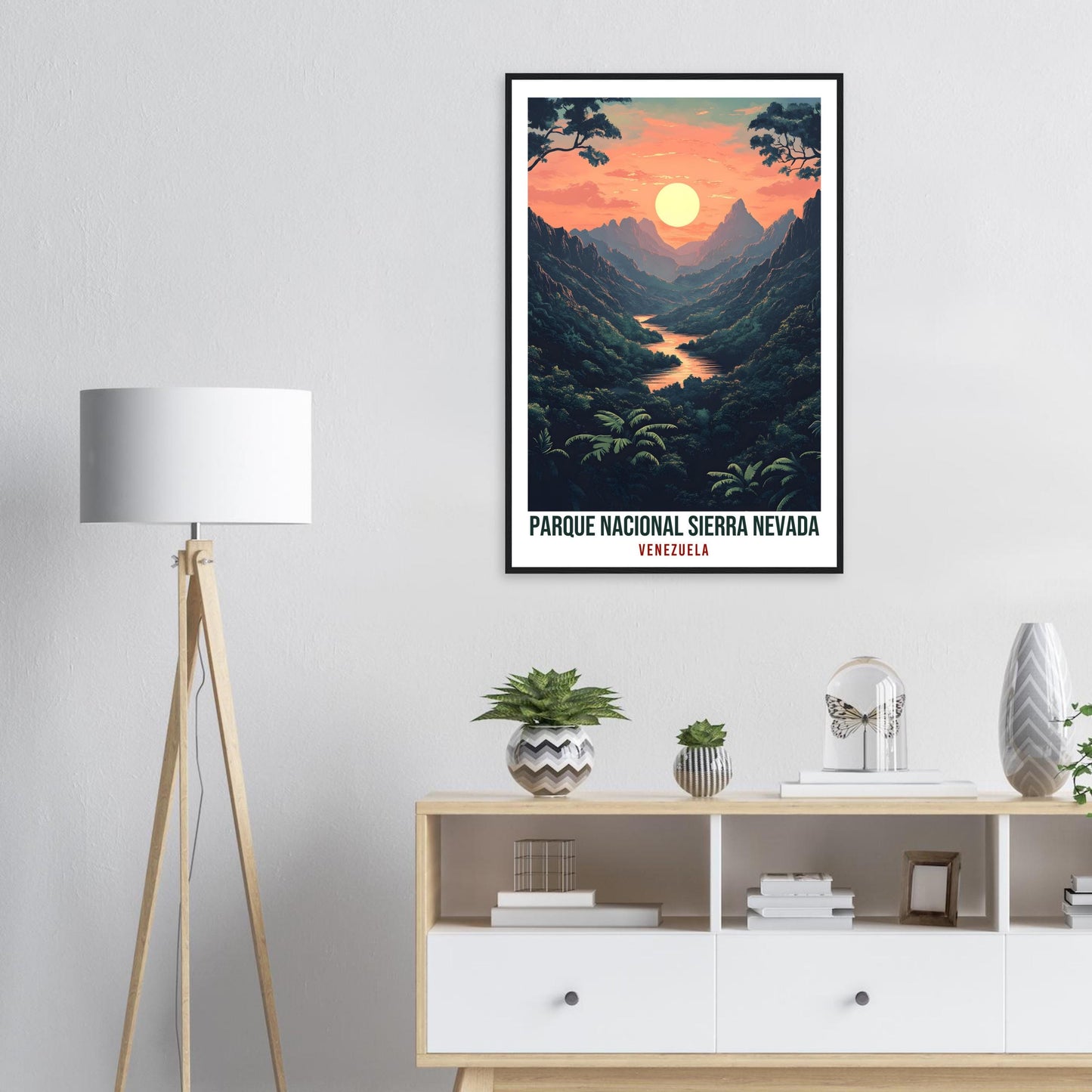 Parque Nacional Sierra Nevada Travel Print Venezuela Decor Wall Art Wall Hanging Art Lover Sierra Nevada Venezuelan Artwork Travel Poster