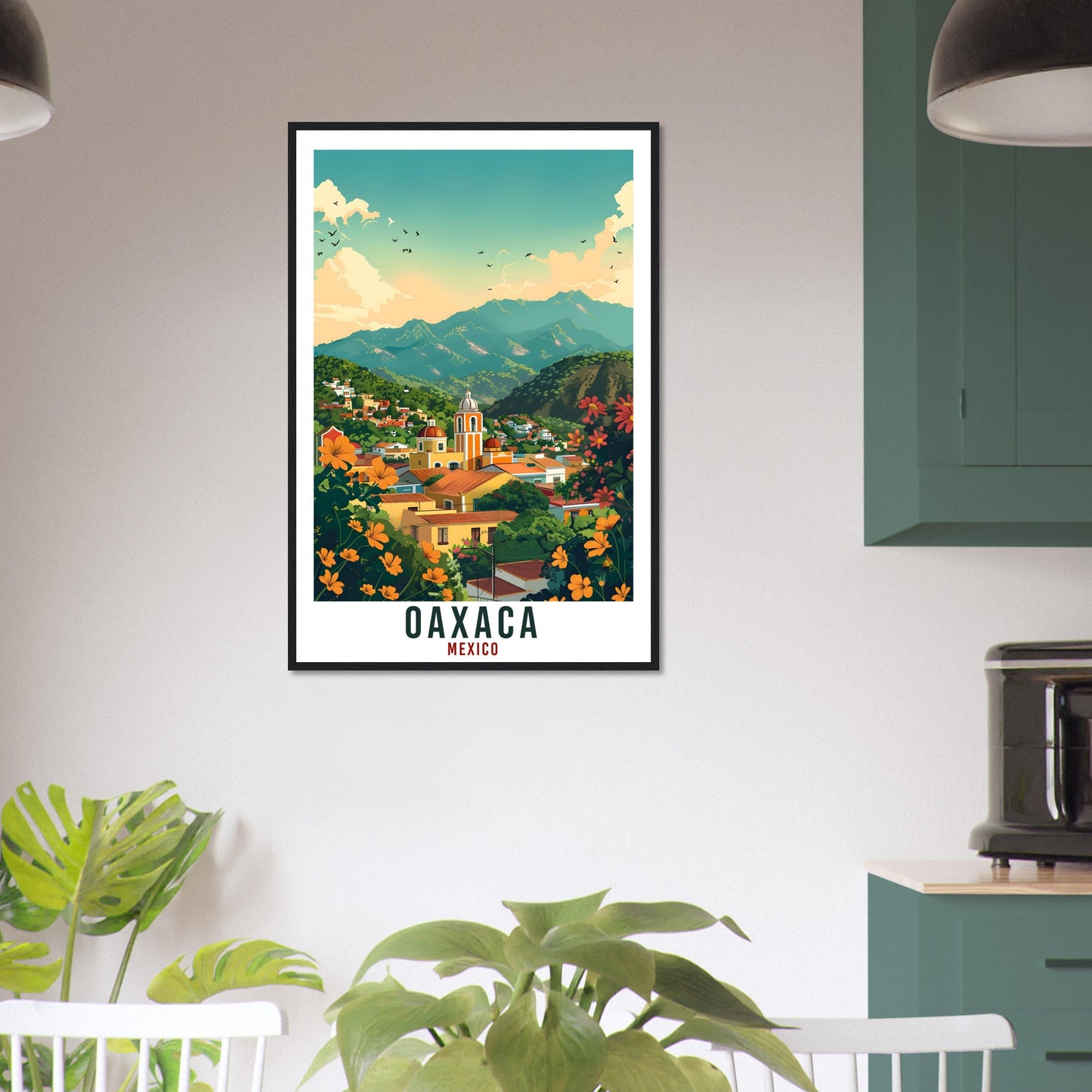 Oaxaca Mexico Travel Print Mexico Wall Art Wall Hanging Home Décor Oaxaca Gift Mexico Landmark Artwork Gift South America Travel Poster
