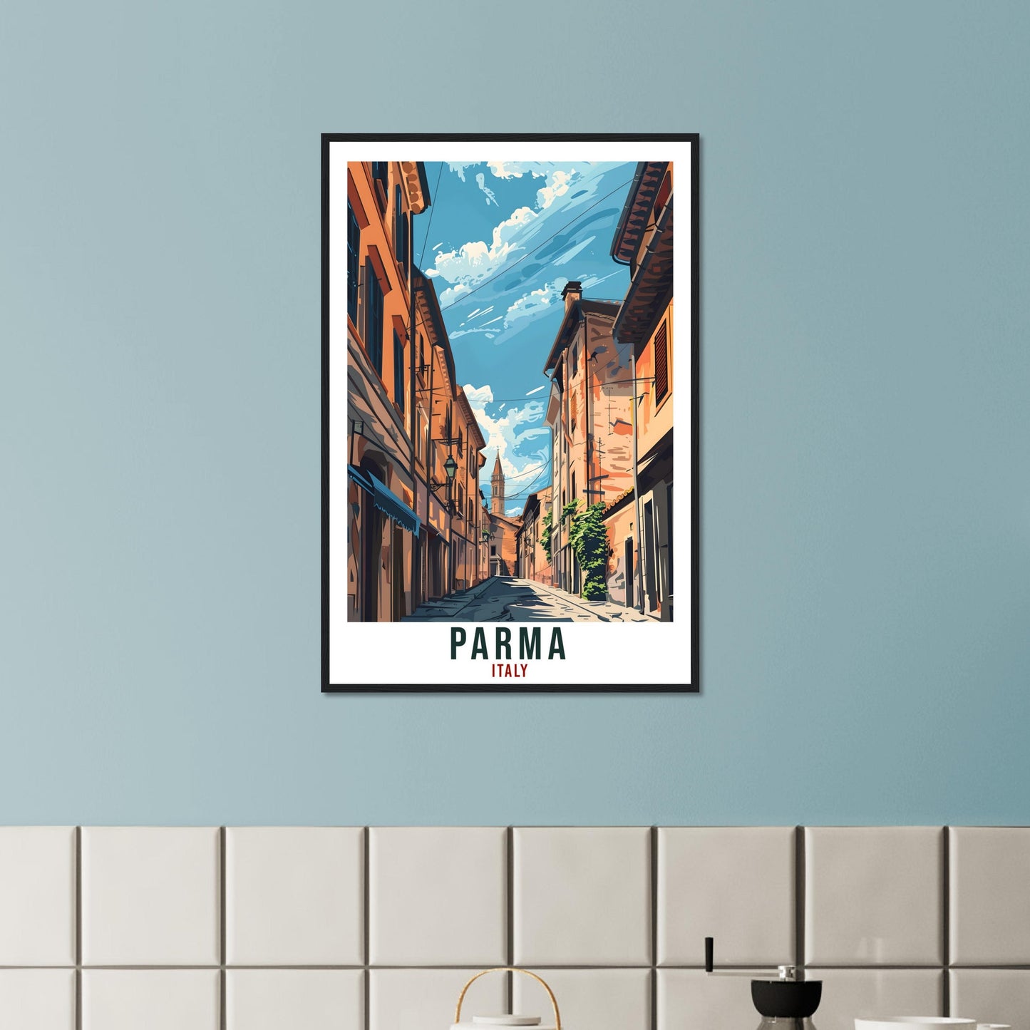 Parma Travel Print Italy Wall Art Parma Wall Hanging Home Living Décor Parma Gift Art Lovers Gift Italy Artwork Gift Italian Travel Poster