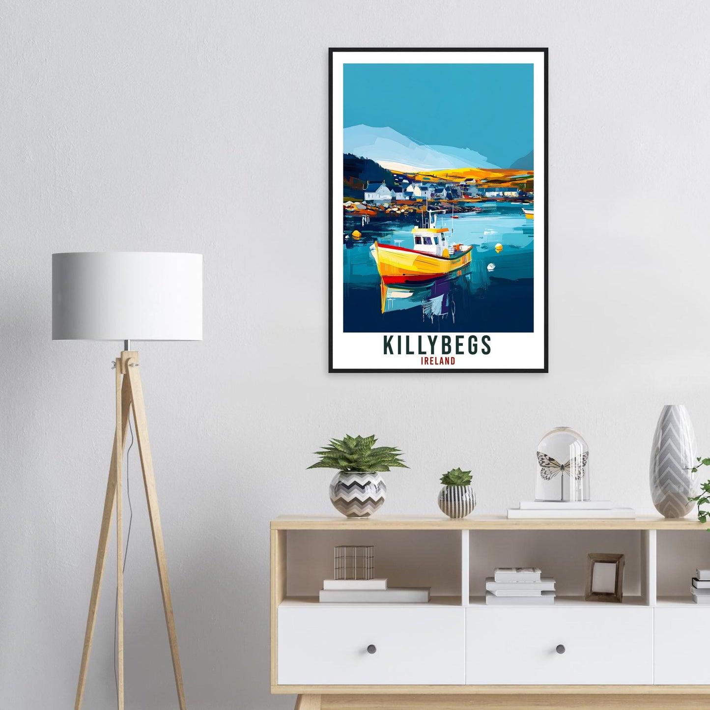 Killybegs Travel Print Ireland Home Decor Killybegs Wall Art Gift Wall Hanging Art Lover Killybegs Irish Artwork Travel Poster Ireland Art