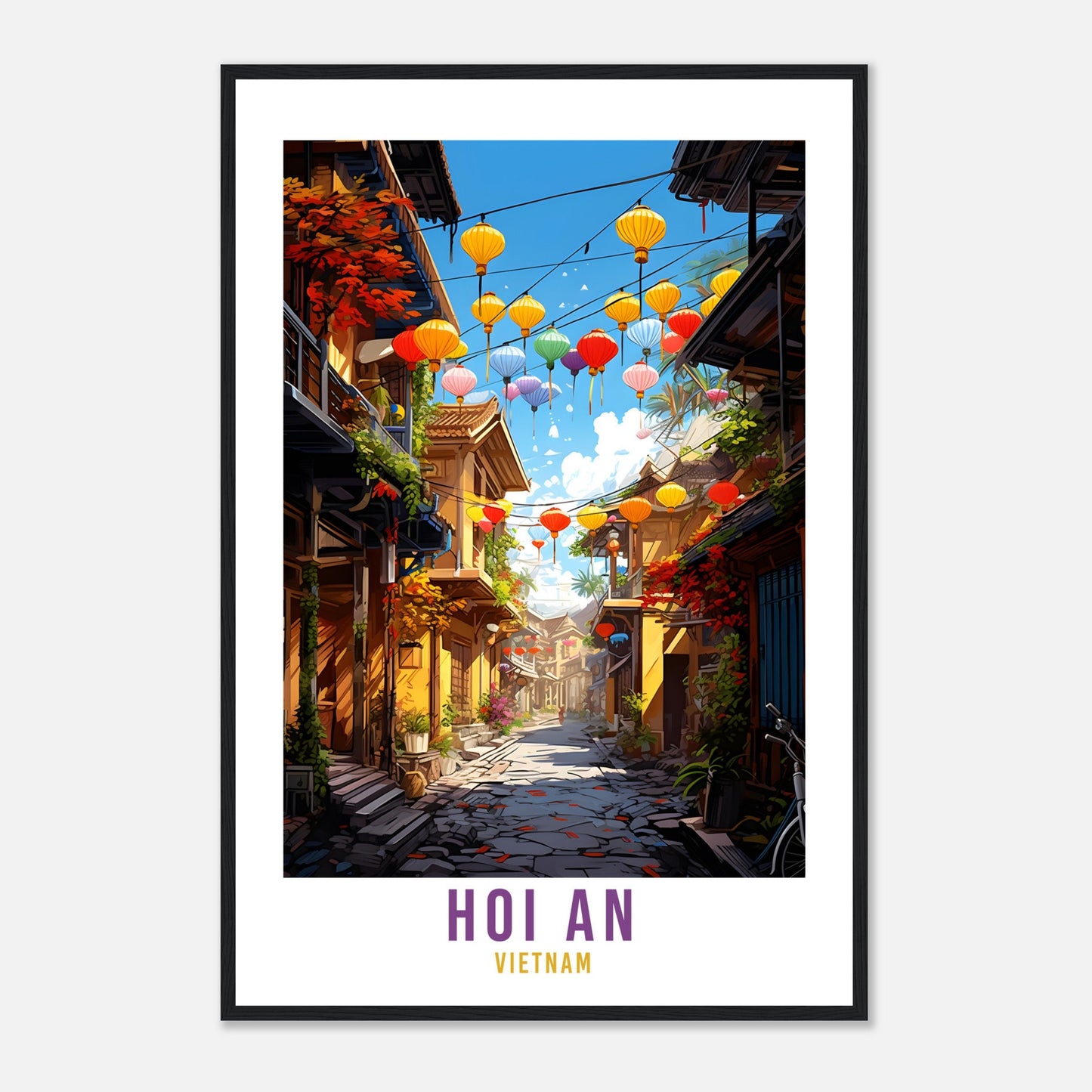 Hoi An Vietnam Travel Print Wall Art Hoi An Wall Hanging Vietnam Gift Holiday Print Hoi An Art Print Vietnam Travel Poster Landscape Print