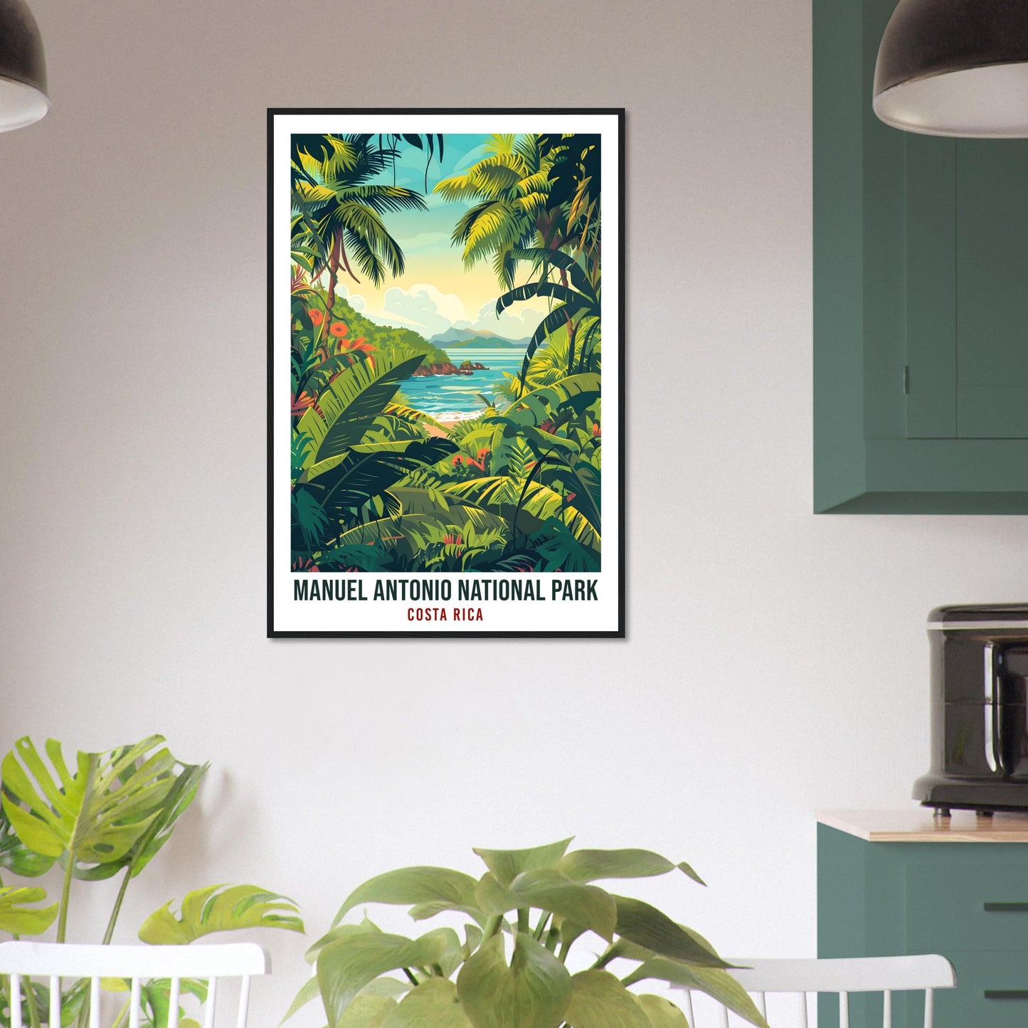 Manuel Antonio National Park Costa Rica Travel Print Wall Art Wall Hanging Manuel Antonio Park Artwork Travel Costa Rica City Travel Poster