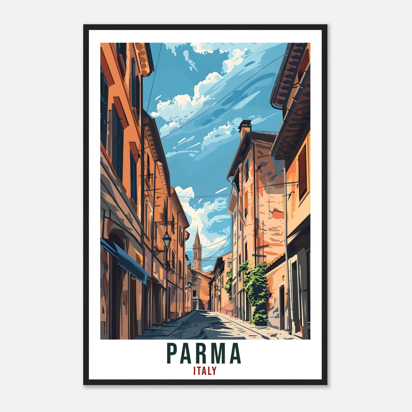 Parma Travel Print Italy Wall Art Parma Wall Hanging Home Living Décor Parma Gift Art Lovers Gift Italy Artwork Gift Italian Travel Poster