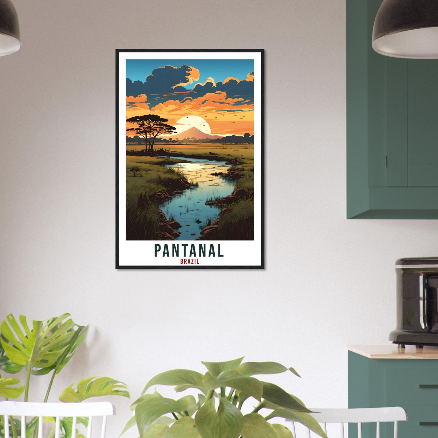 Pantanal Travel Print Wall Art Pantanal Brazil Wall Hanging Artwork Pantanal Art Gifts Pantanal Travel Poster Brazil Decor Art Lovers Gift