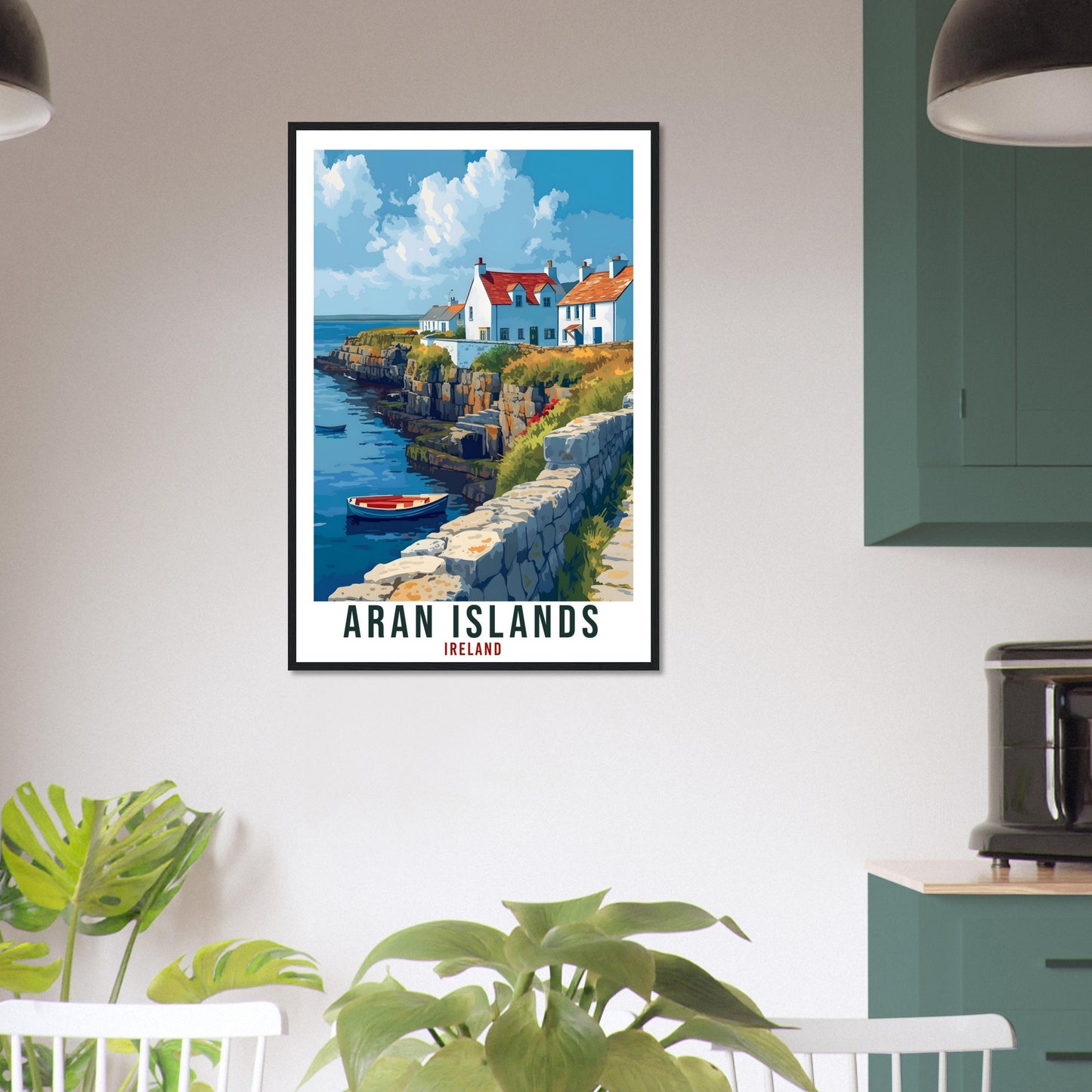 Aran Islands Travel Print Ireland Home Decoration Ireland Wall Art Gift Wall Hanging Art Lover Irish Artwork Aran Islands Travel Poster