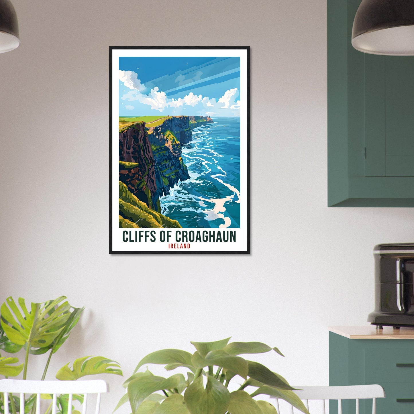 Cliffs Of Croaghaun Travel Print Ireland Wall Art Wall Hanging Achill Island Gift Art Lovers Gift Irish Artwork Gift Ireland Travel Poster