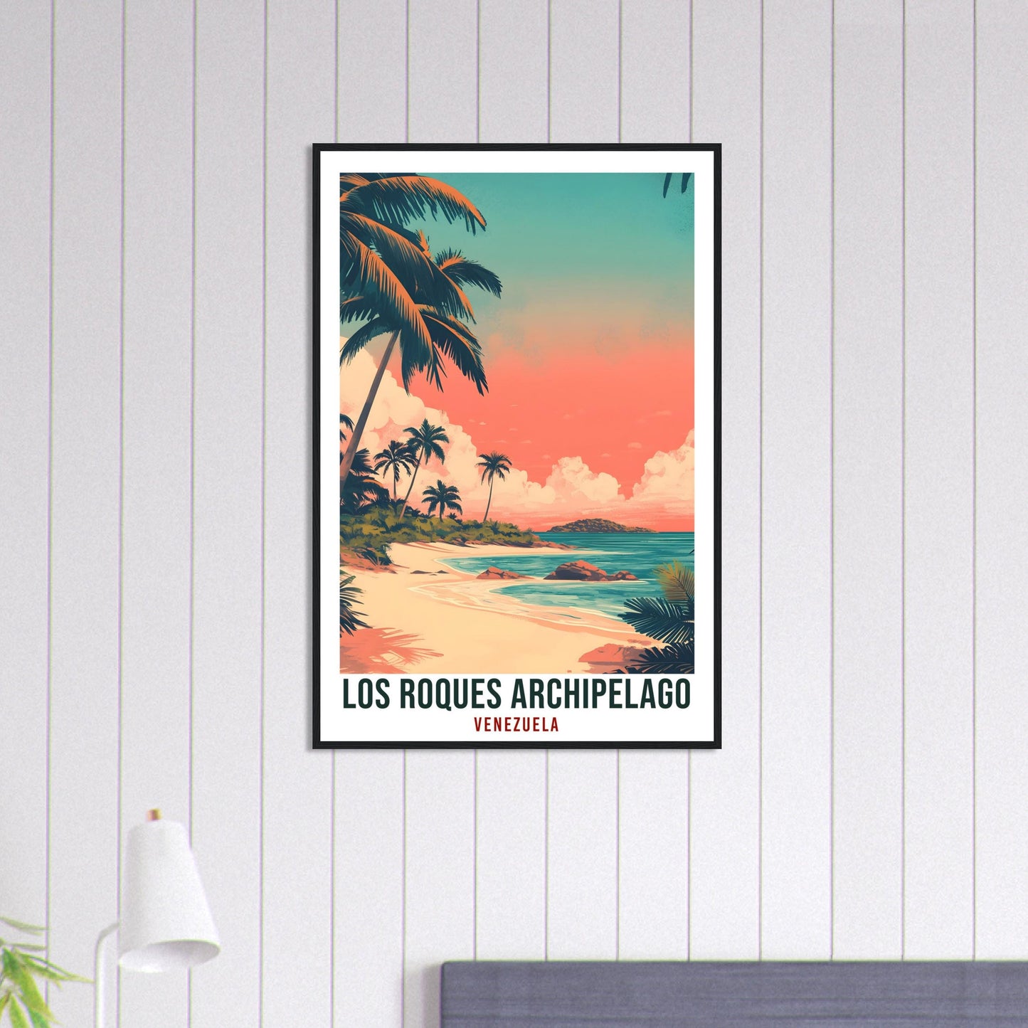Los Roques Archipelago Travel Print Venezuela Decor Wall Art Wall Hanging Art Lover Los Roques Venezuelan Artwork Travel Poster Travel Art