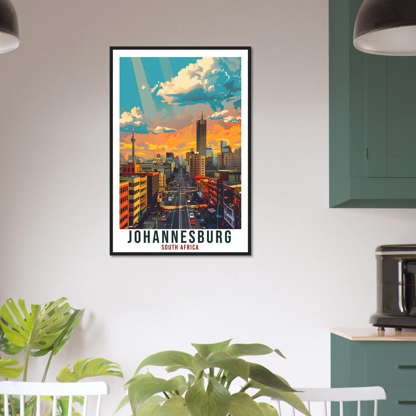 Johannesburg South Africa Travel Print Wall Art Wall Hanging Home Décor Johannesburg Gift Art Lovers Artwork Gift Print South African Poster