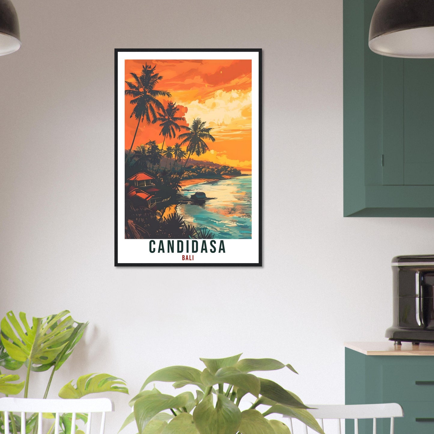 Candidasa Bali Travel Print Bali Wall Art Wall Hanging Home Décor Candidasa Gift Landmark Artwork Travel Indonesia Candidasa Travel Poster