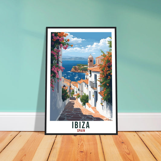 Ibiza Travel Print Spain Home Decoration Ibiza Art Gift Spanish City Wall Art Gift Wall Hanging Art Lover Spain Artwork Ibiza Travel Poster
