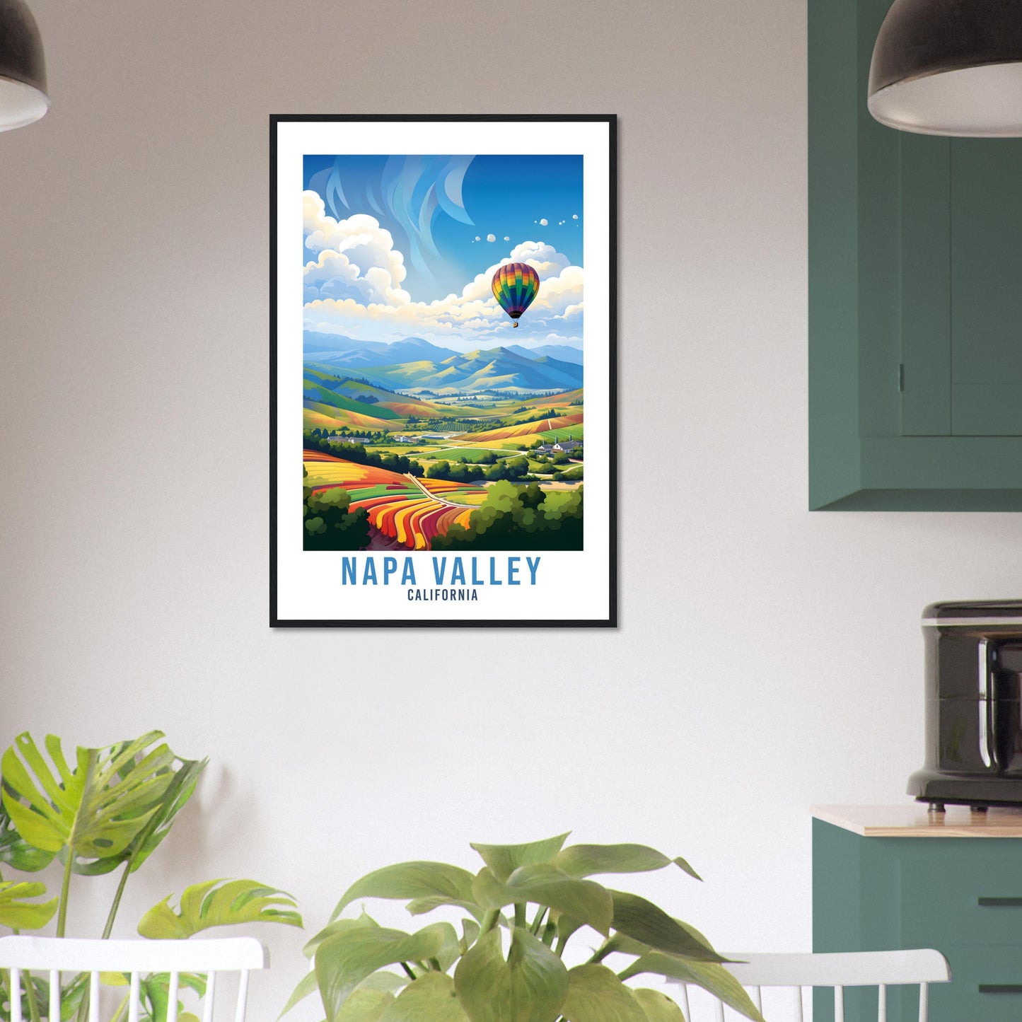 Napa Valley Vineyards Travel Print Napa Valley Wall Art Wall Hanging Napa Valley Gift Travel Poster California Art Lover Gift Napa Valley