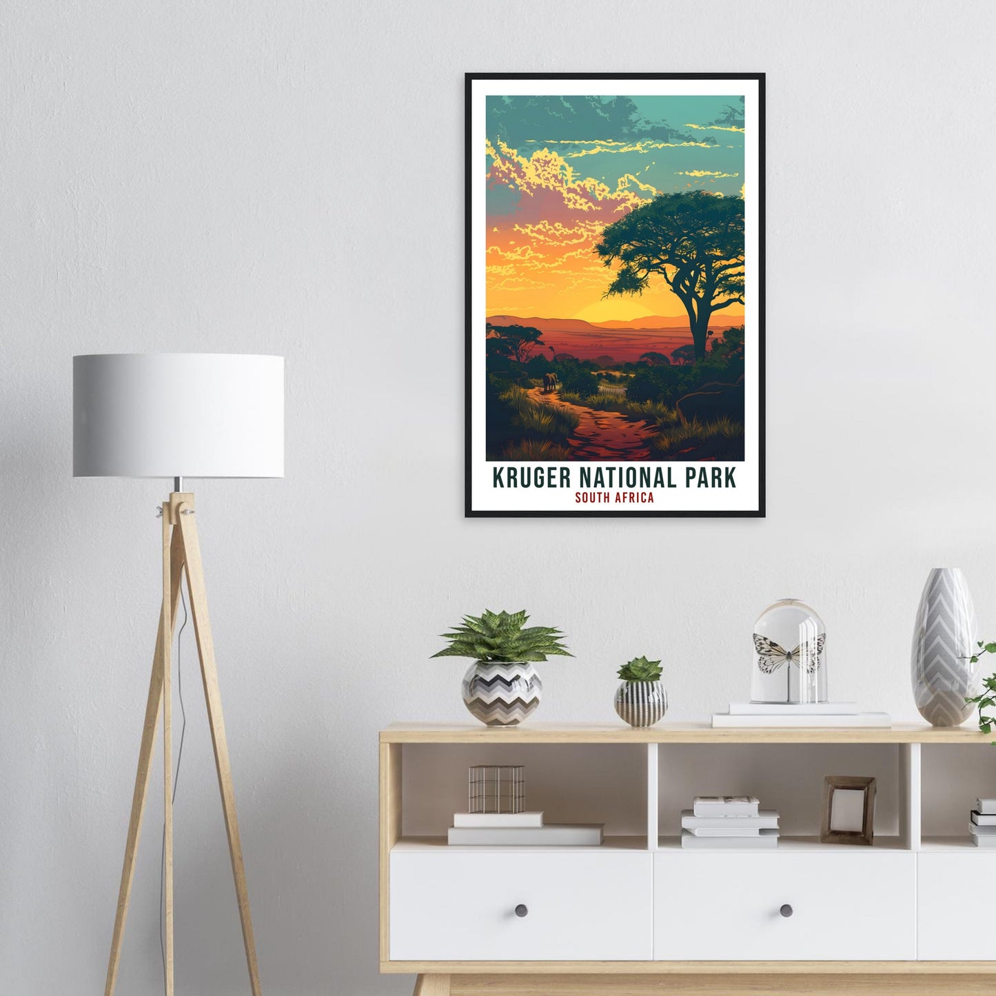 Kruger National Park South Africa Travel Print Wall Art Hanging Home Décor Kruger Gift Art Lovers Artwork Gift Print South African Poster