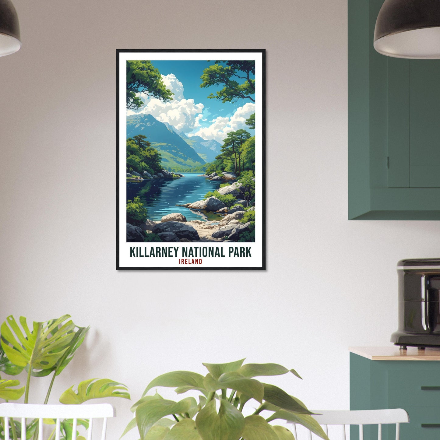 Killarney National Park Travel Print Ireland Home Decoration Wall Art Wall Hanging Art Lover Irish Artwork Ireland Killarney Travel Poster
