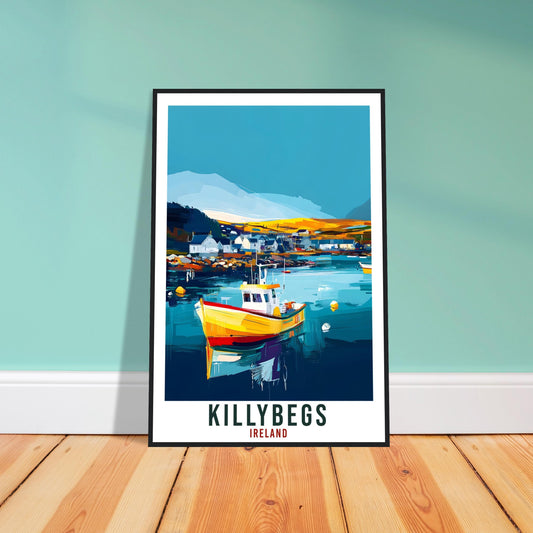 Killybegs Travel Print Ireland Home Decor Killybegs Wall Art Gift Wall Hanging Art Lover Killybegs Irish Artwork Travel Poster Ireland Art