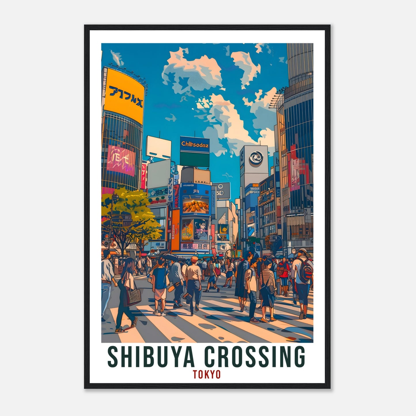Shibuya Crossing Travel Print Japan Home Decoration Wall Art Gift Wall Hanging Art Lover Japanese Artwork Japan Shibuya Tokyo Travel Poster