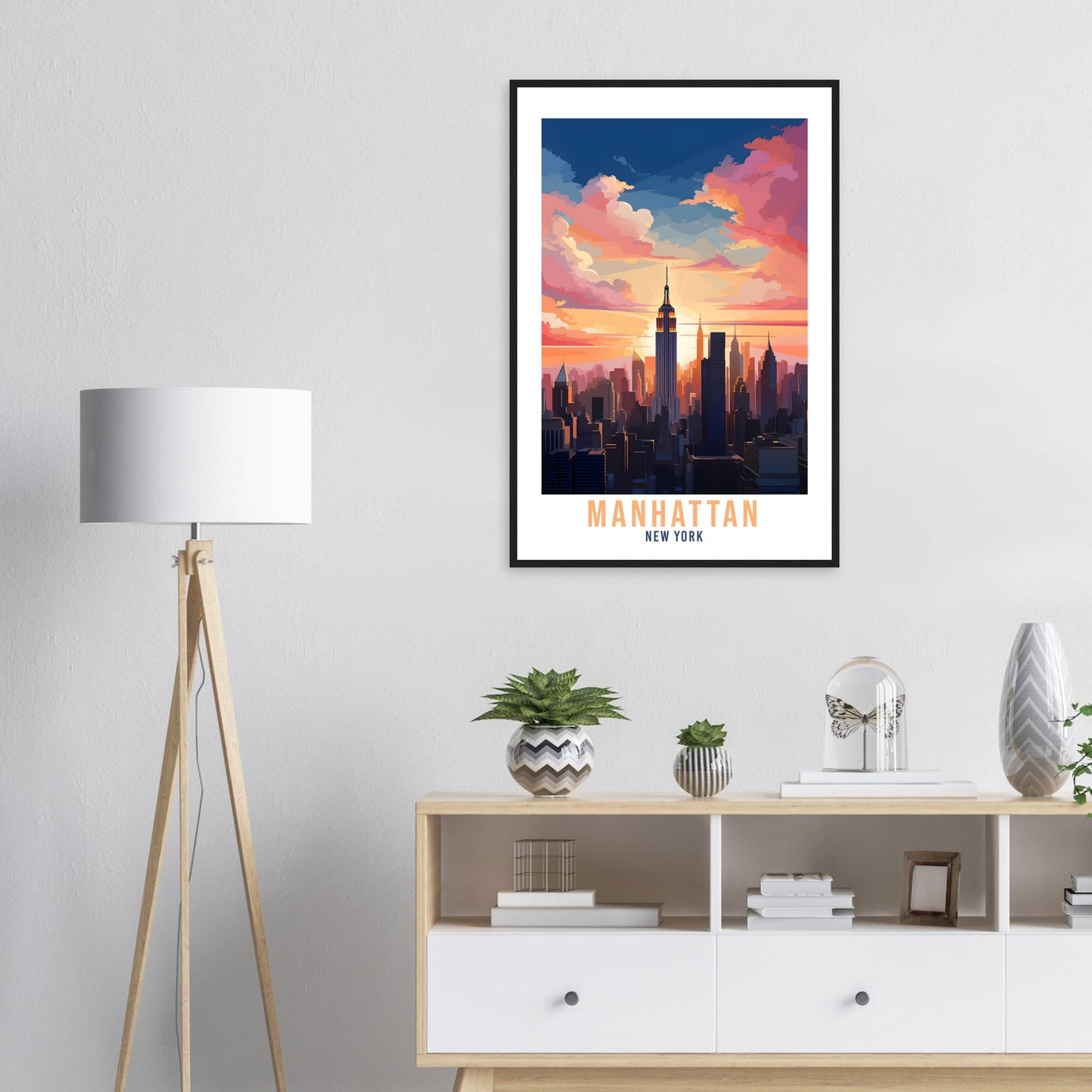 Manhattan New York Travel Print Wall Art Manhattan Wall Hanging Manhattan Gift Art Lovers New York Art Lover Home Décor New York Art Print