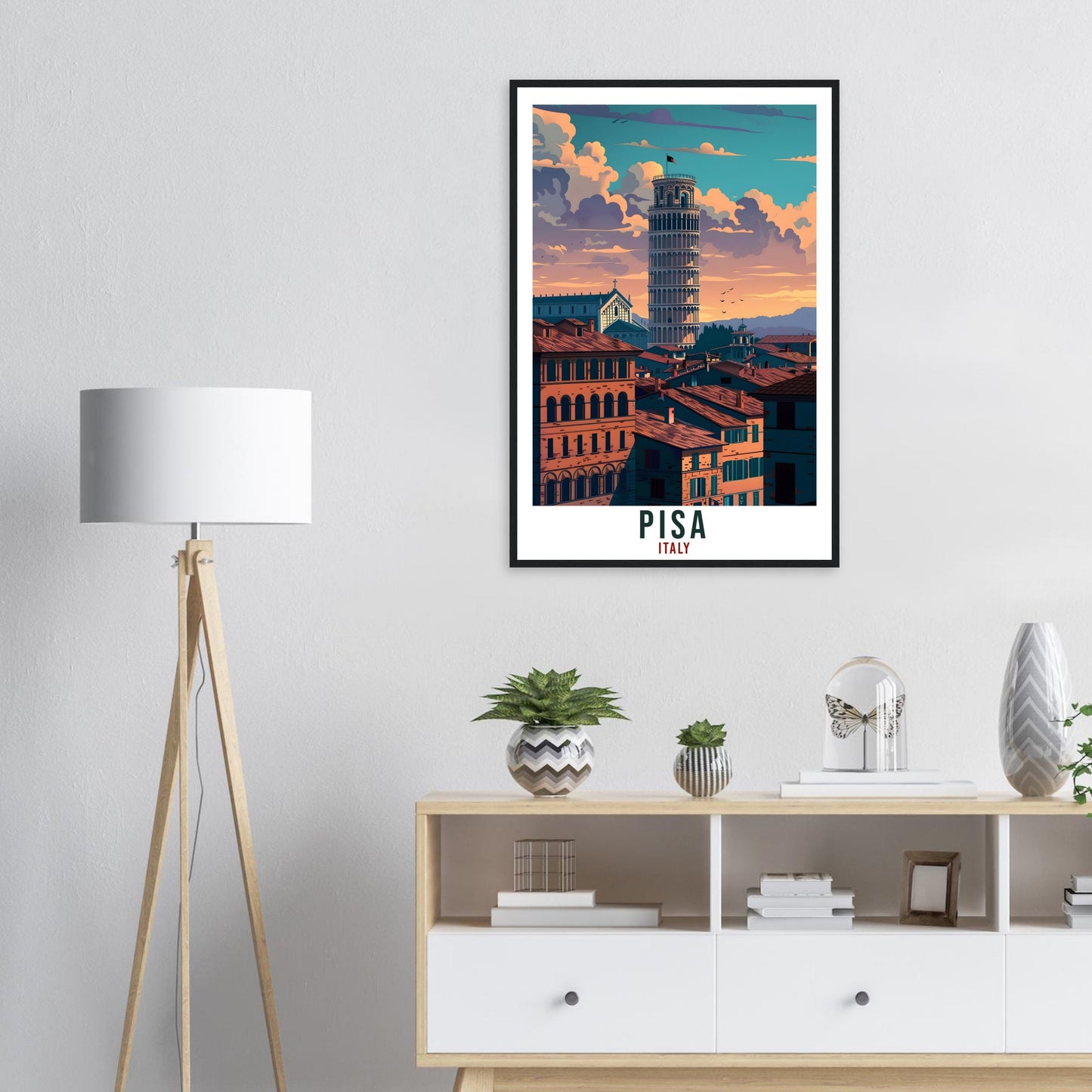 Pisa Travel Print Italy Wall Art Wall Hanging Home Living Décor Pisa Gift Art Lovers Gift Italy Artwork Gift Pisa Italian Travel Poster