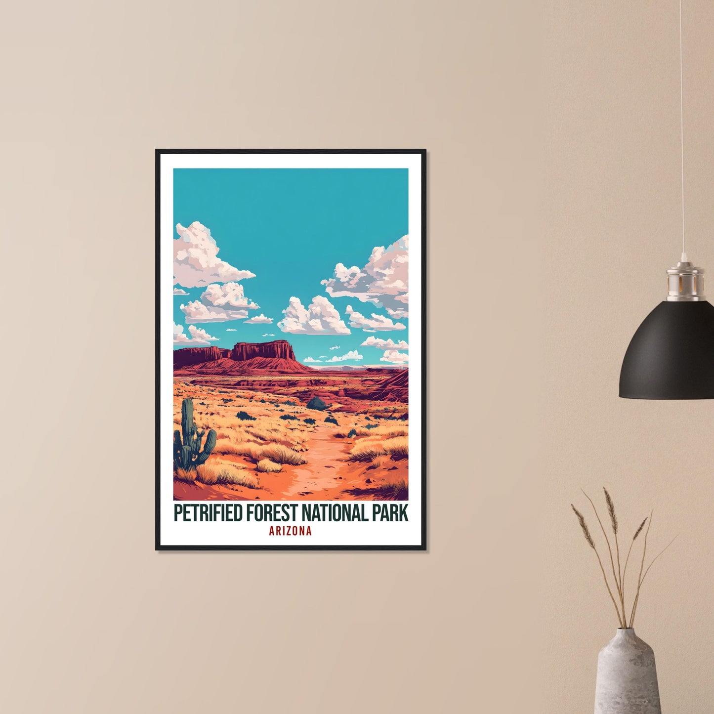 Petrified Forest National Park Arizona USA Travel Print Wall Art Wall Hanging Home Décor Alajuela Gift Travel Art USA Artwork Travel Poster