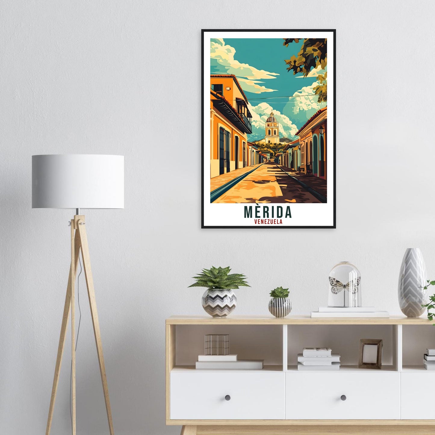 Merida Travel Print Venezuela Home Decor Merida Wall Art Gift Wall Hanging Art Lover Merida Venezuelan Artwork Travel Poster Travel Art