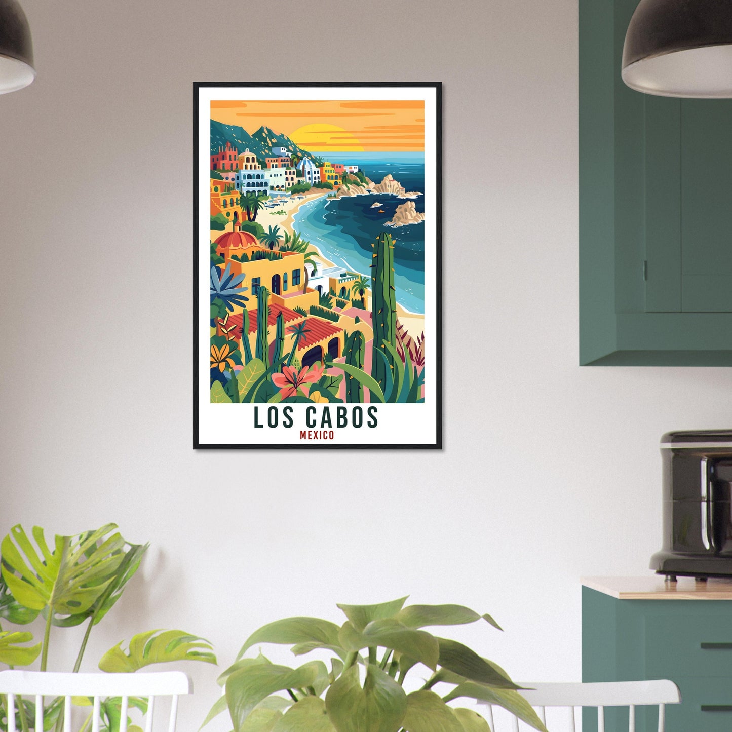 Los Cabos Mexico Travel Print Mexico Wall Art Wall Hanging Home Décor Los Cabos Gift Mexico Landmark Artwork South America Travel Poster