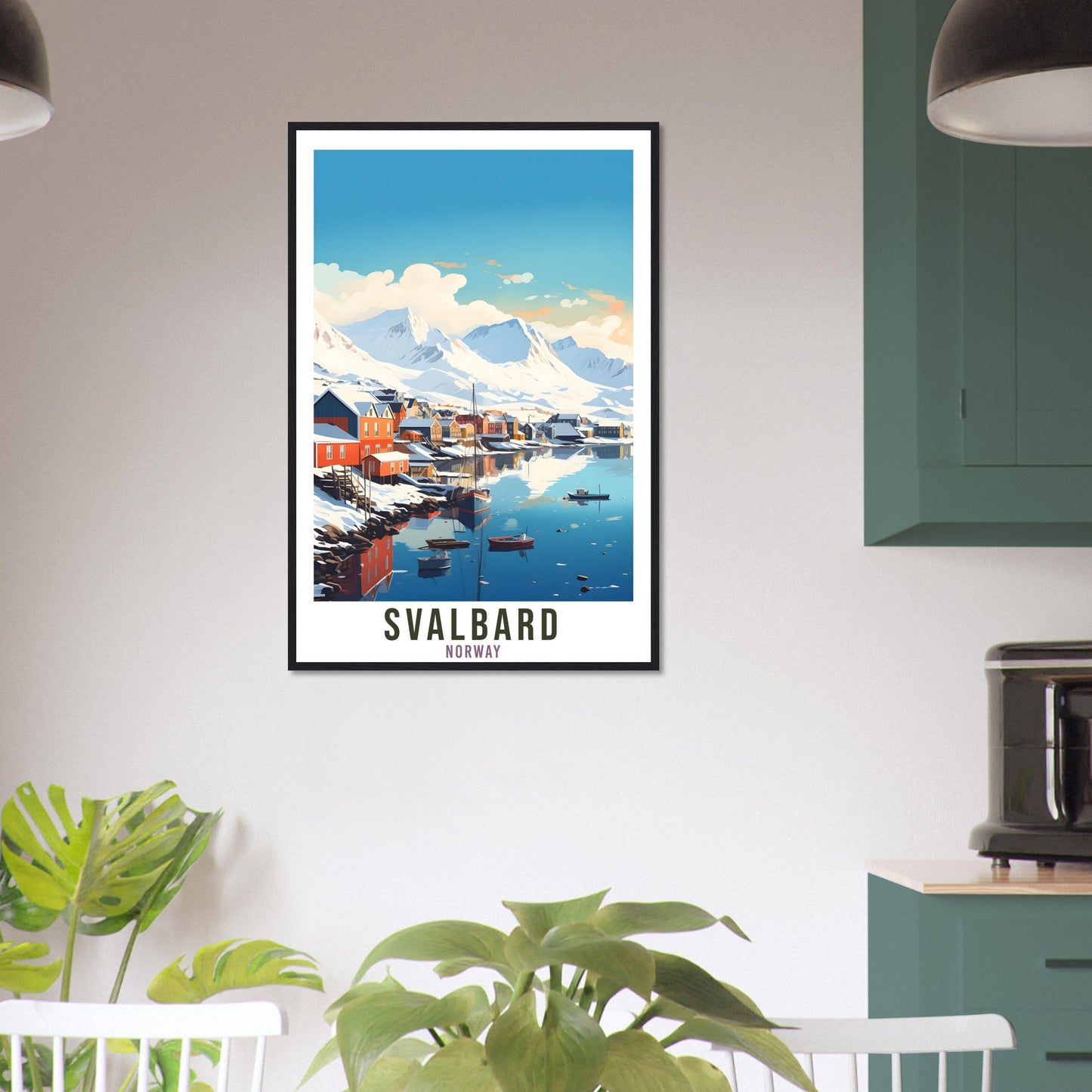 Svalbard Norway Travel Print Svalbard Wall Hanging Norway Arctic Svalbard Travel Poster Northern Norway Wall Art Svalbard Travel Poster